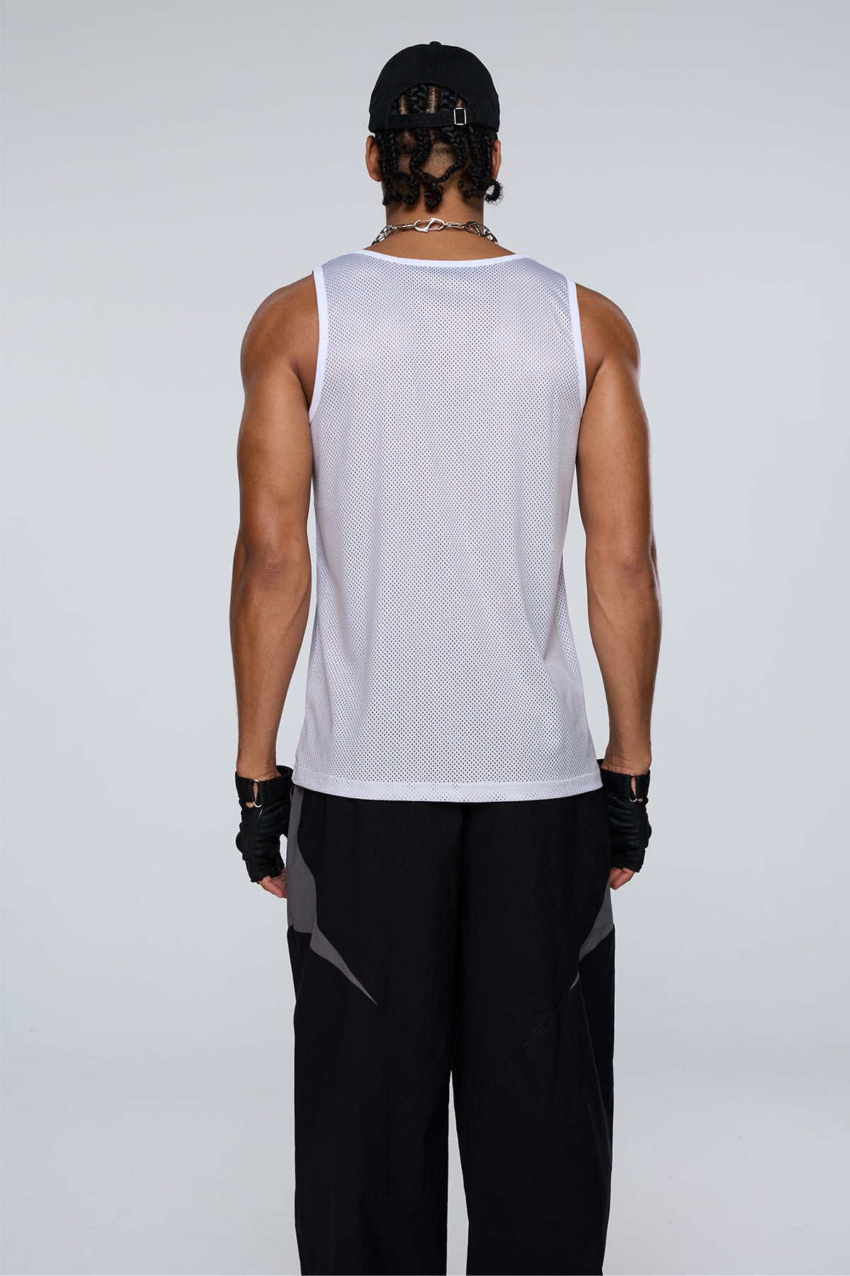 Grace Tone Y2K Print Mouwloos Topje