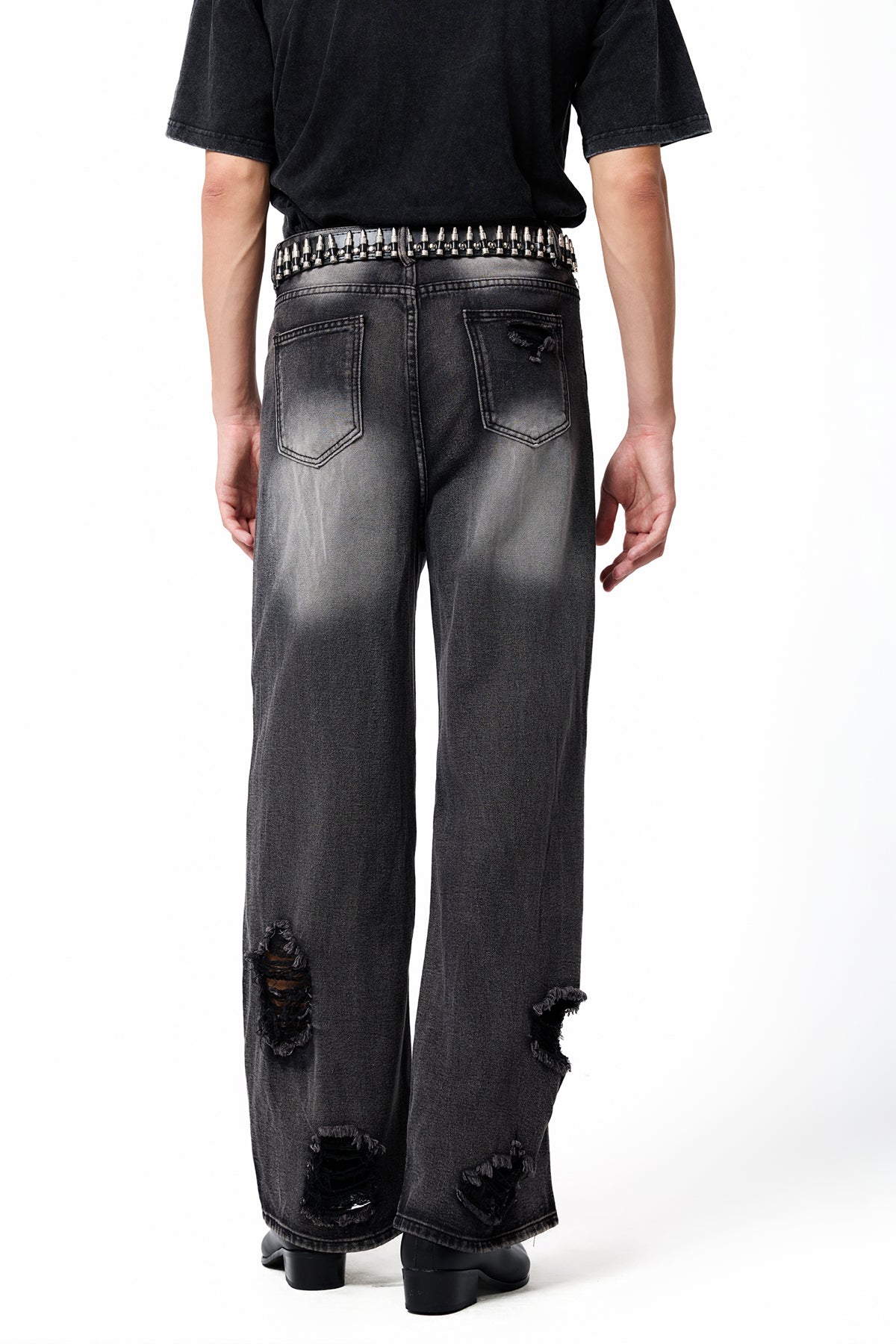 Gravel Soul Straight Ripped Pants