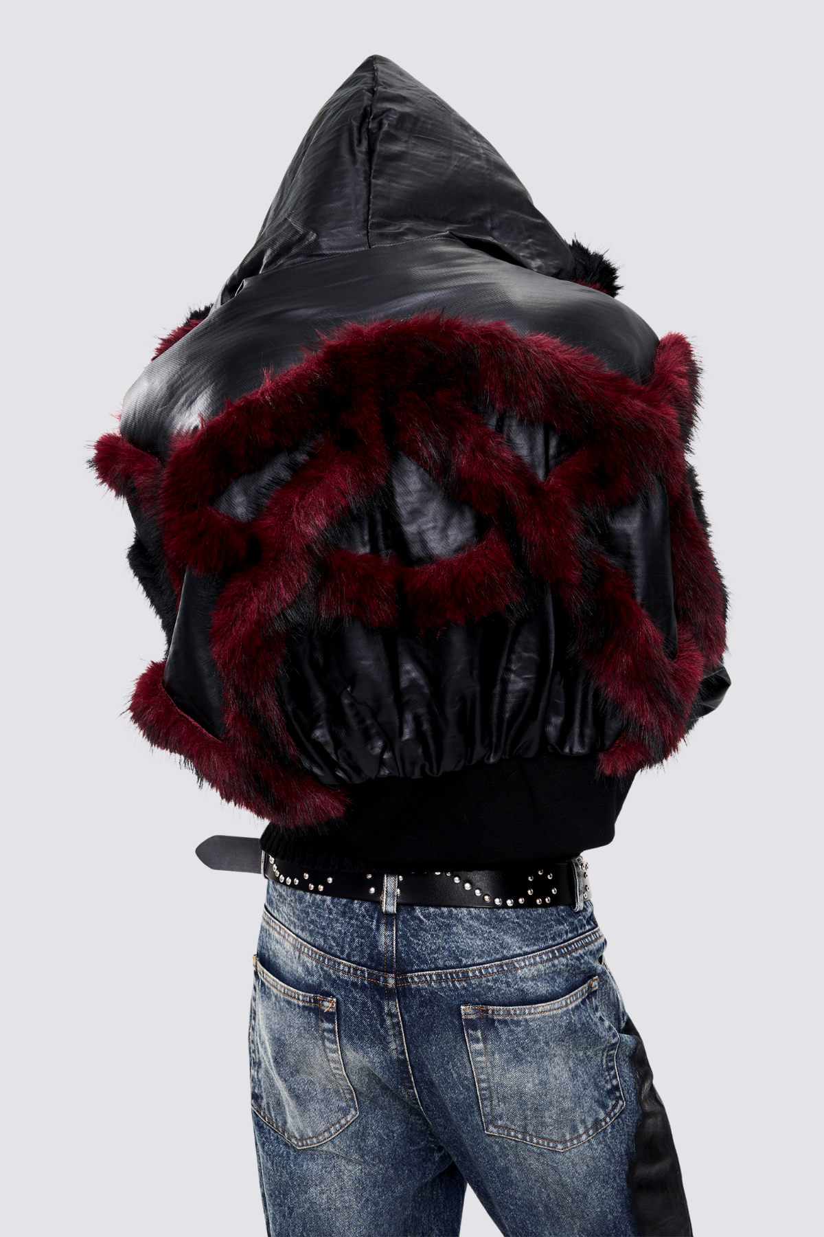 Grim Shroud Fur Hooded Jacket