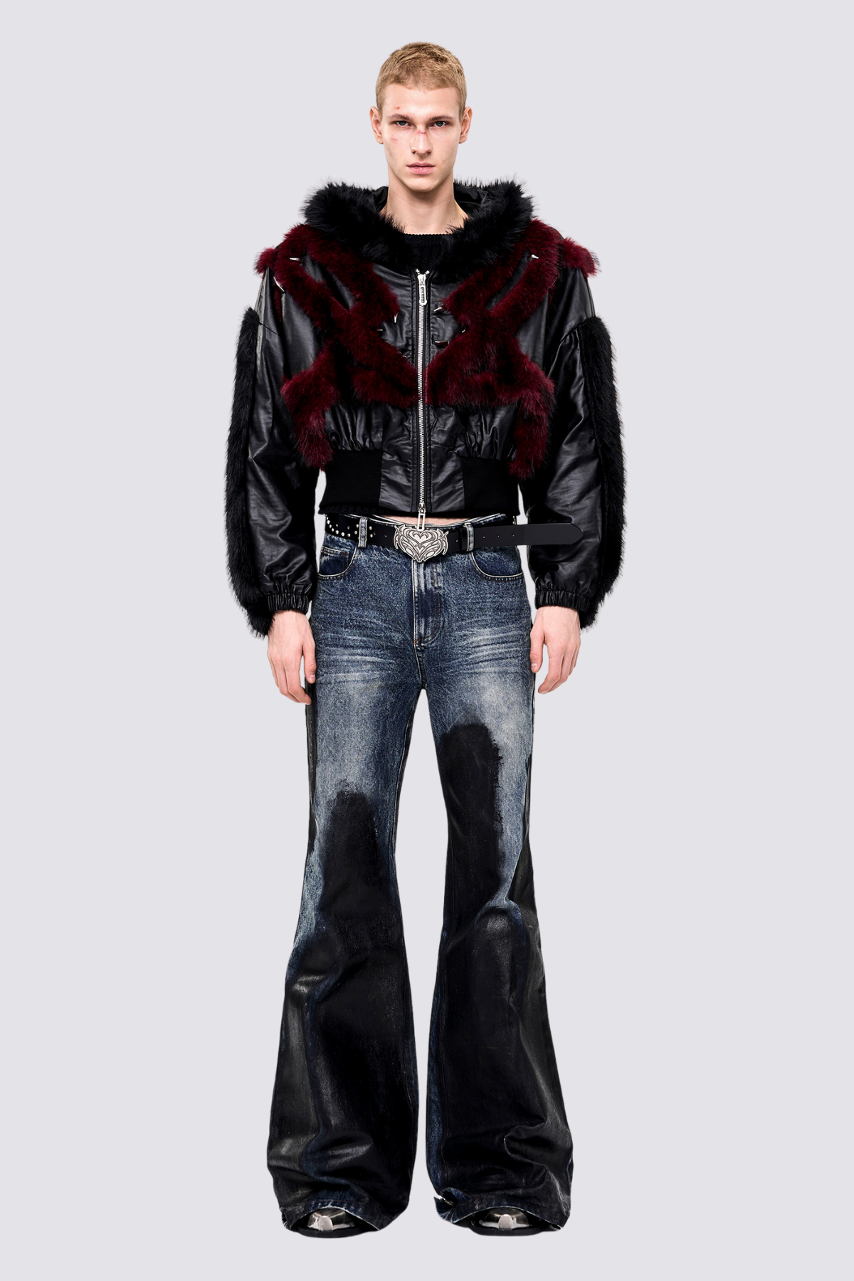 Grim Shroud Fur Hooded Jacket