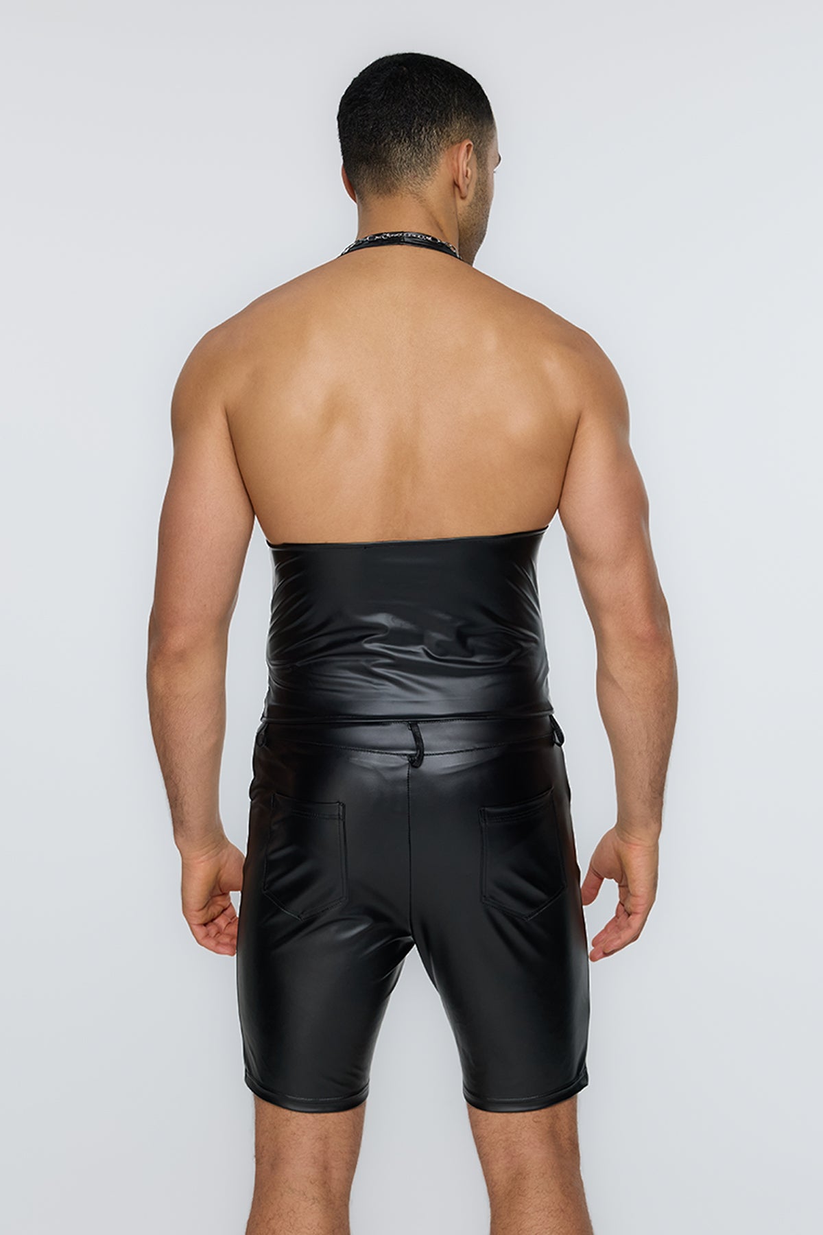 Hard Grip Leather Shorts