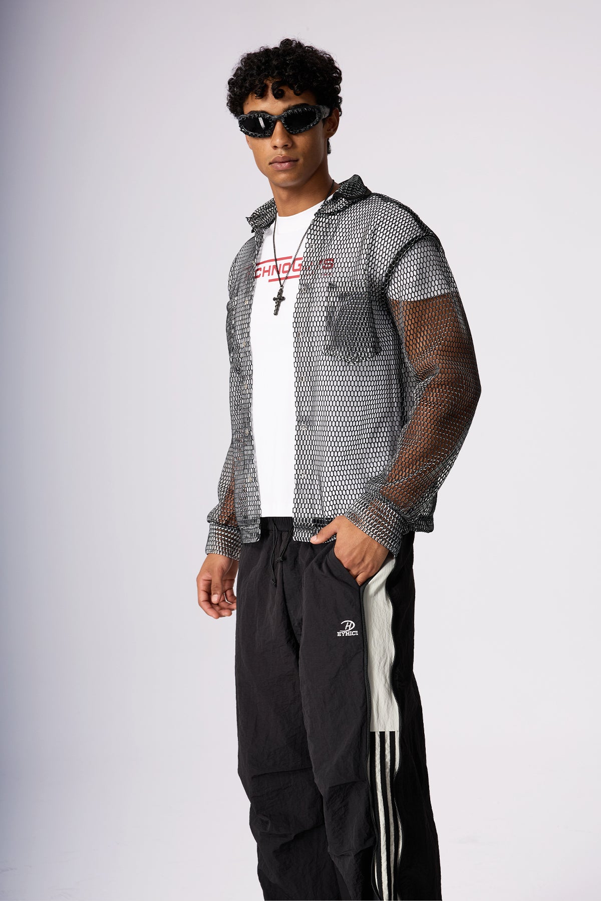 Hazy Shape Cutout Jacket