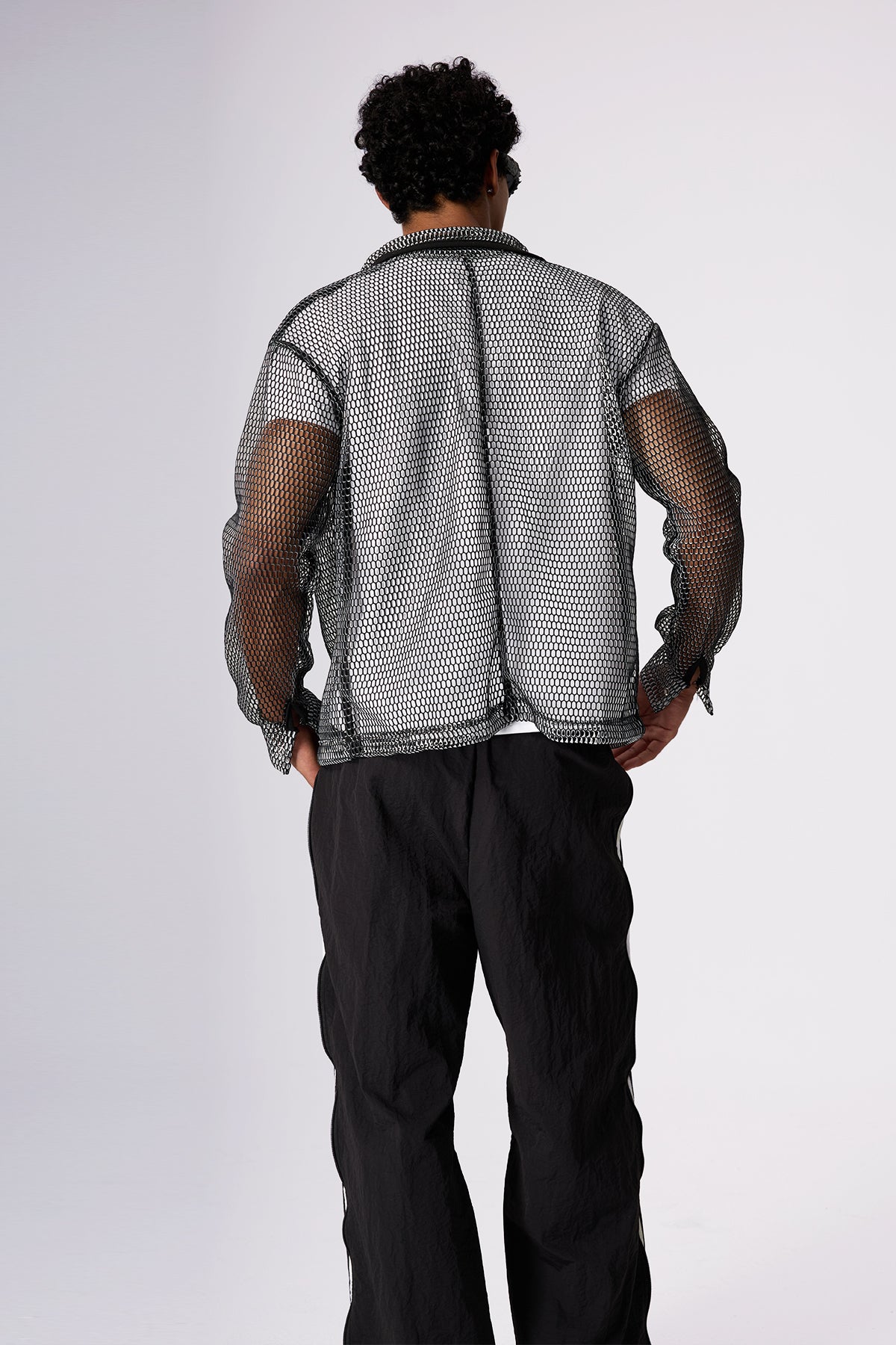 Hazy Shape Cutout Jacket