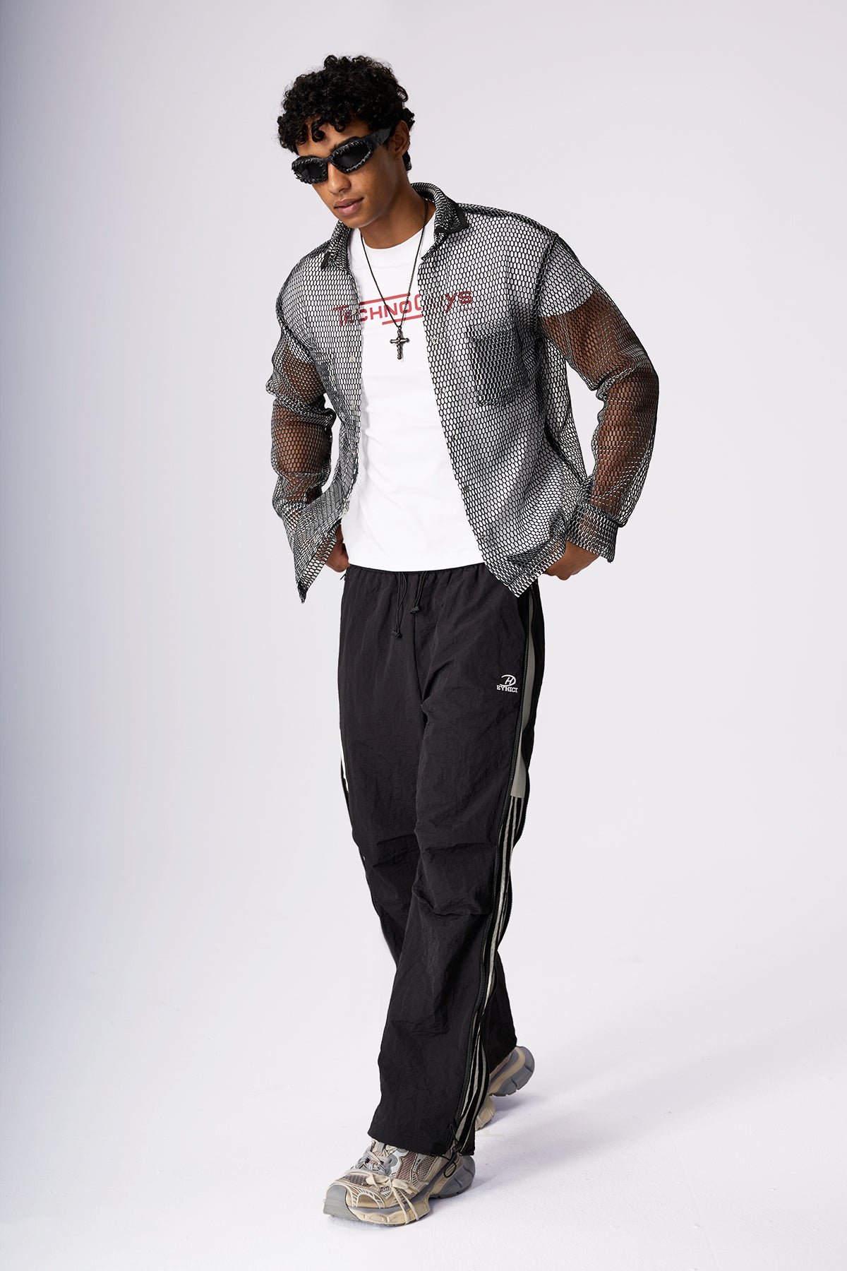 Hazy Shape Cutout Jacket