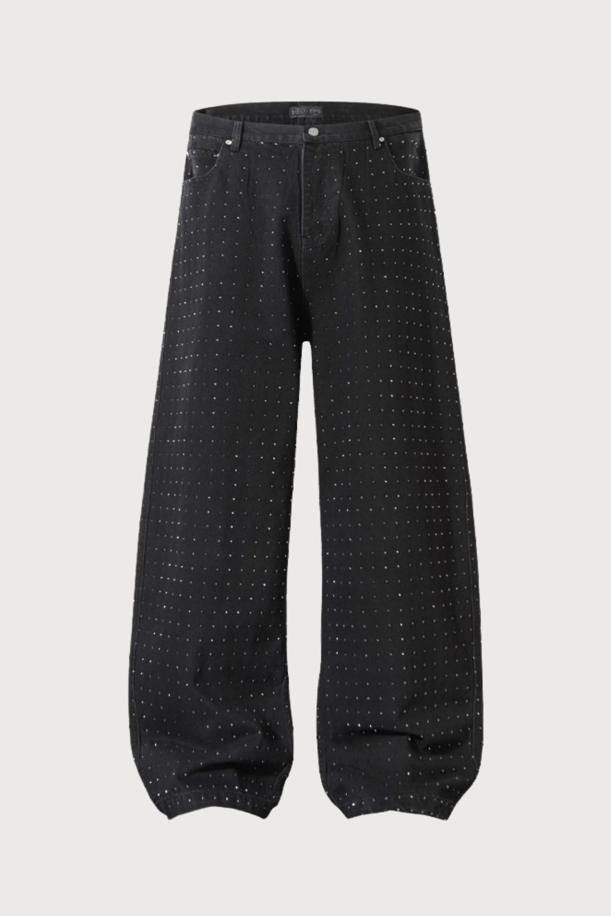 Heavy Thread Embellished Straight Pants