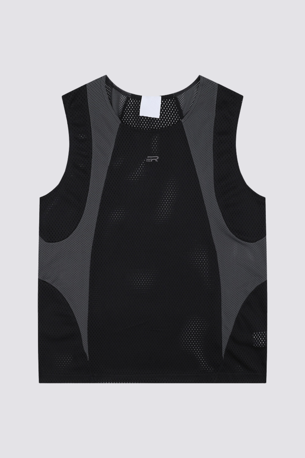 Hollow Fade Cutout Sleeveless Top Black