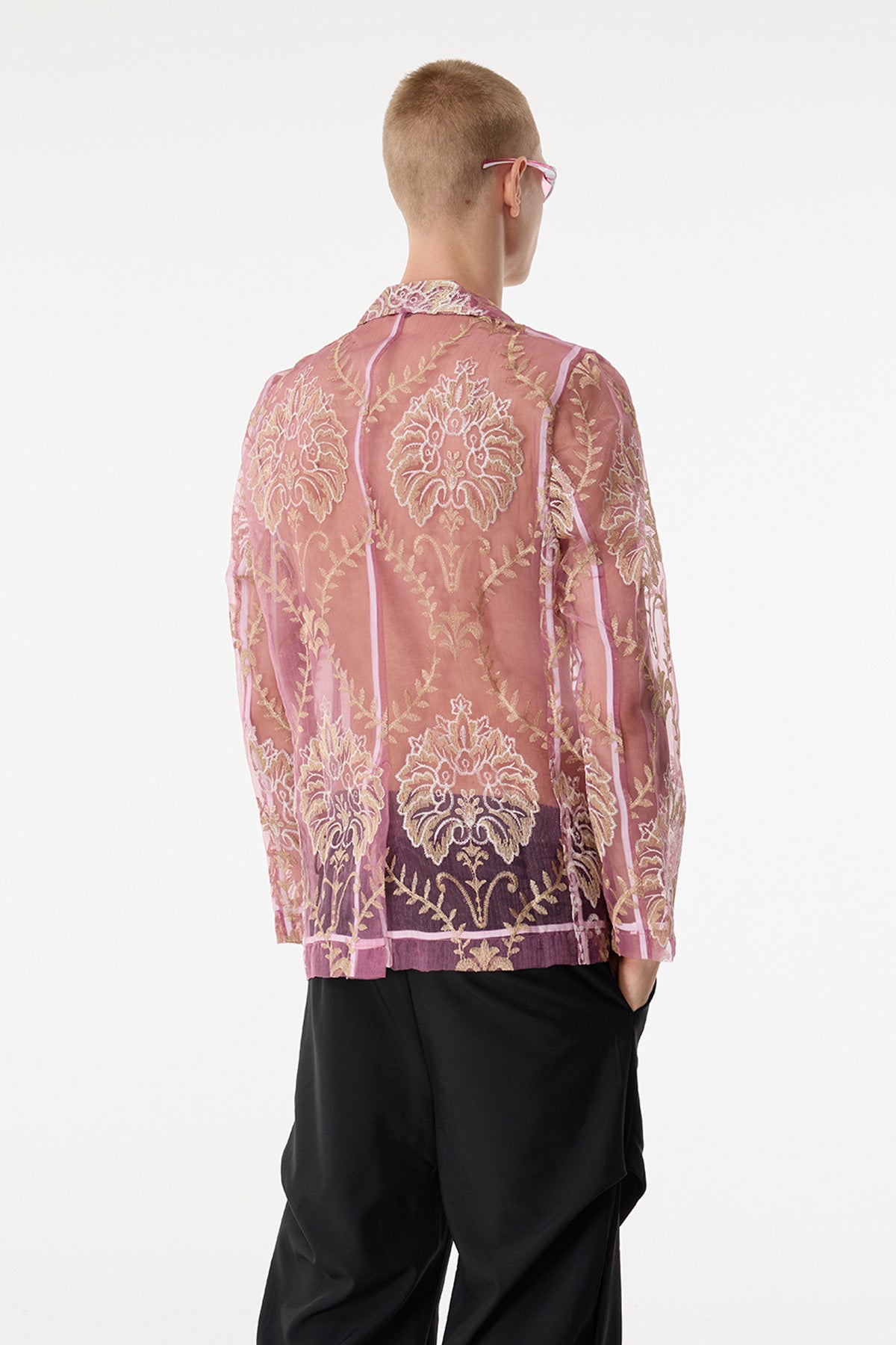 Hybrid Flow Embroidery Long Sleeve Jacket