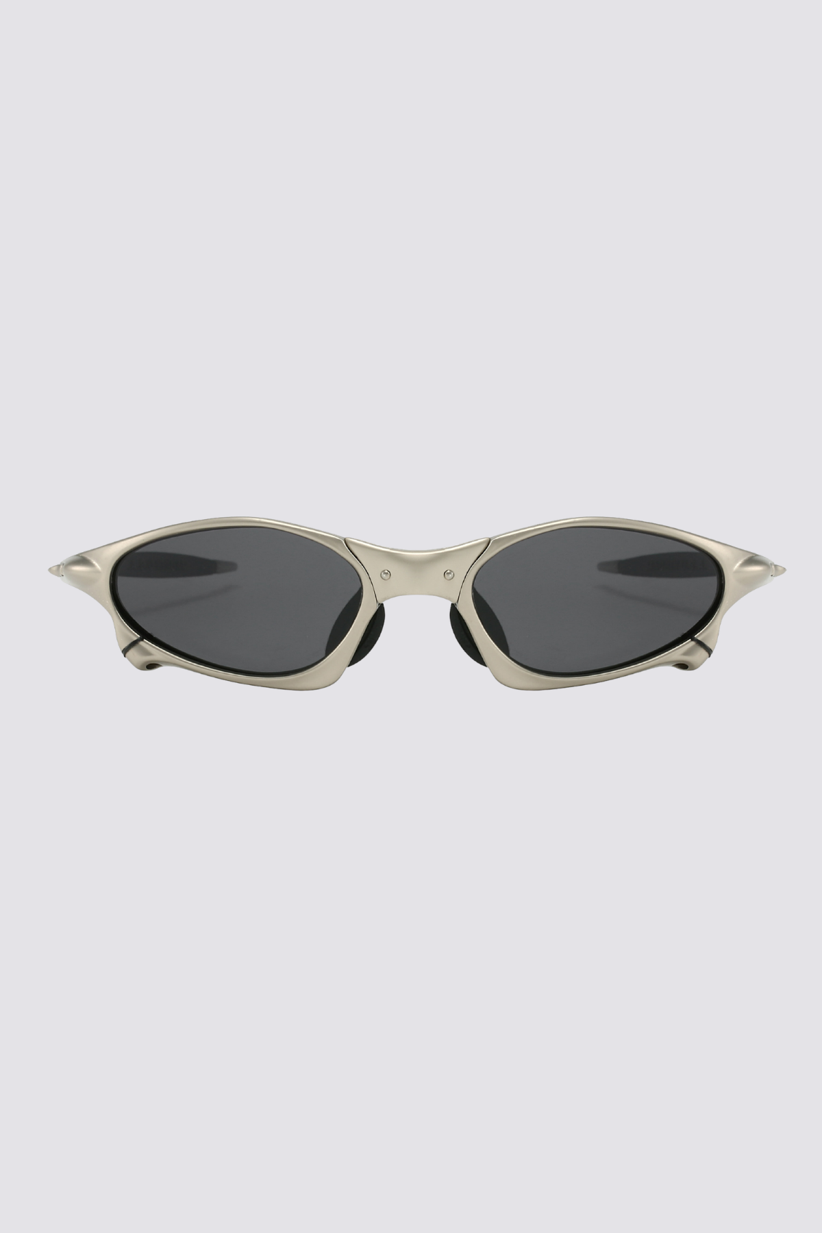 Hybrid Lens Metal Sunglasses Black