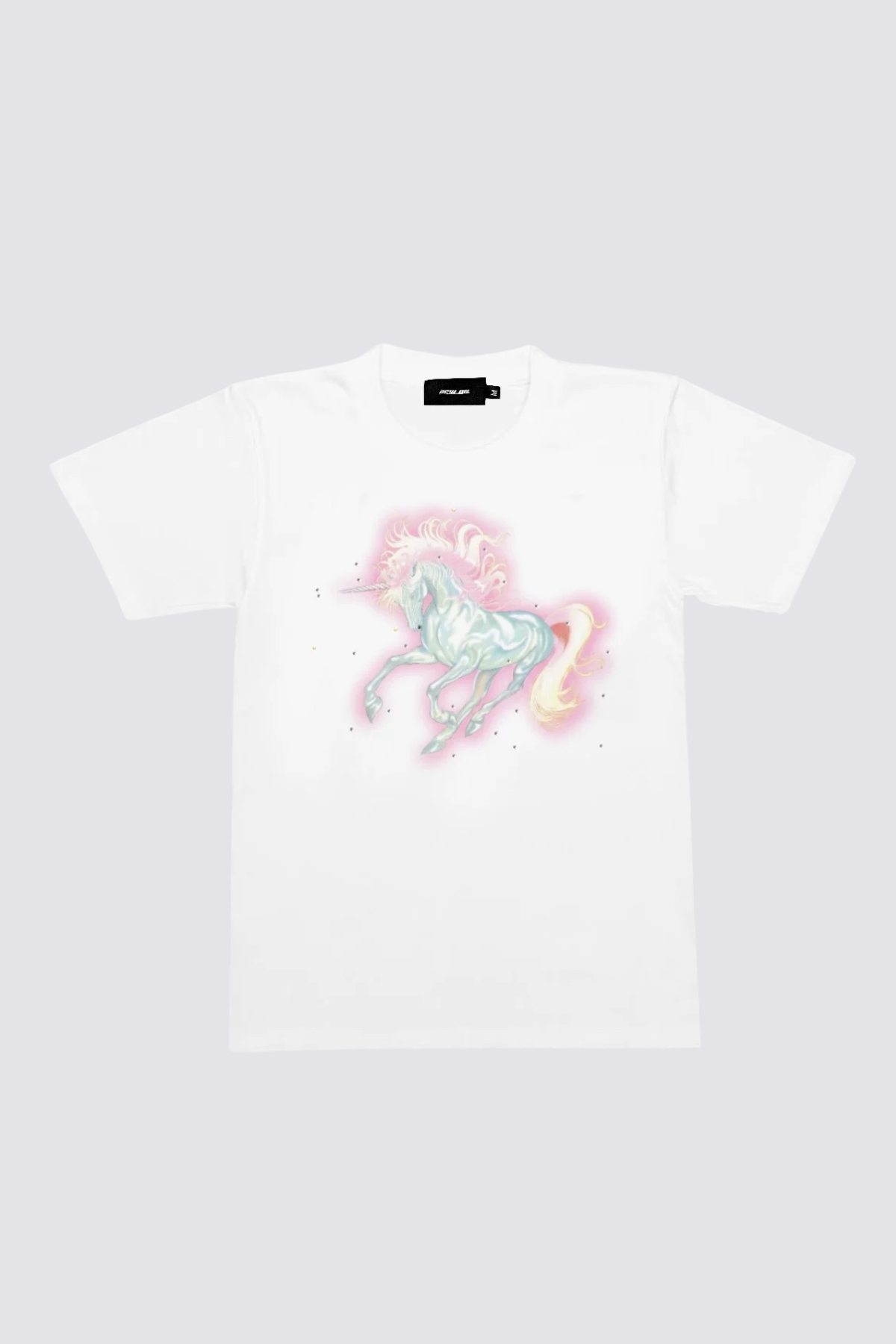 Hybrid Shimmer Print Rhinestone T-Shirt