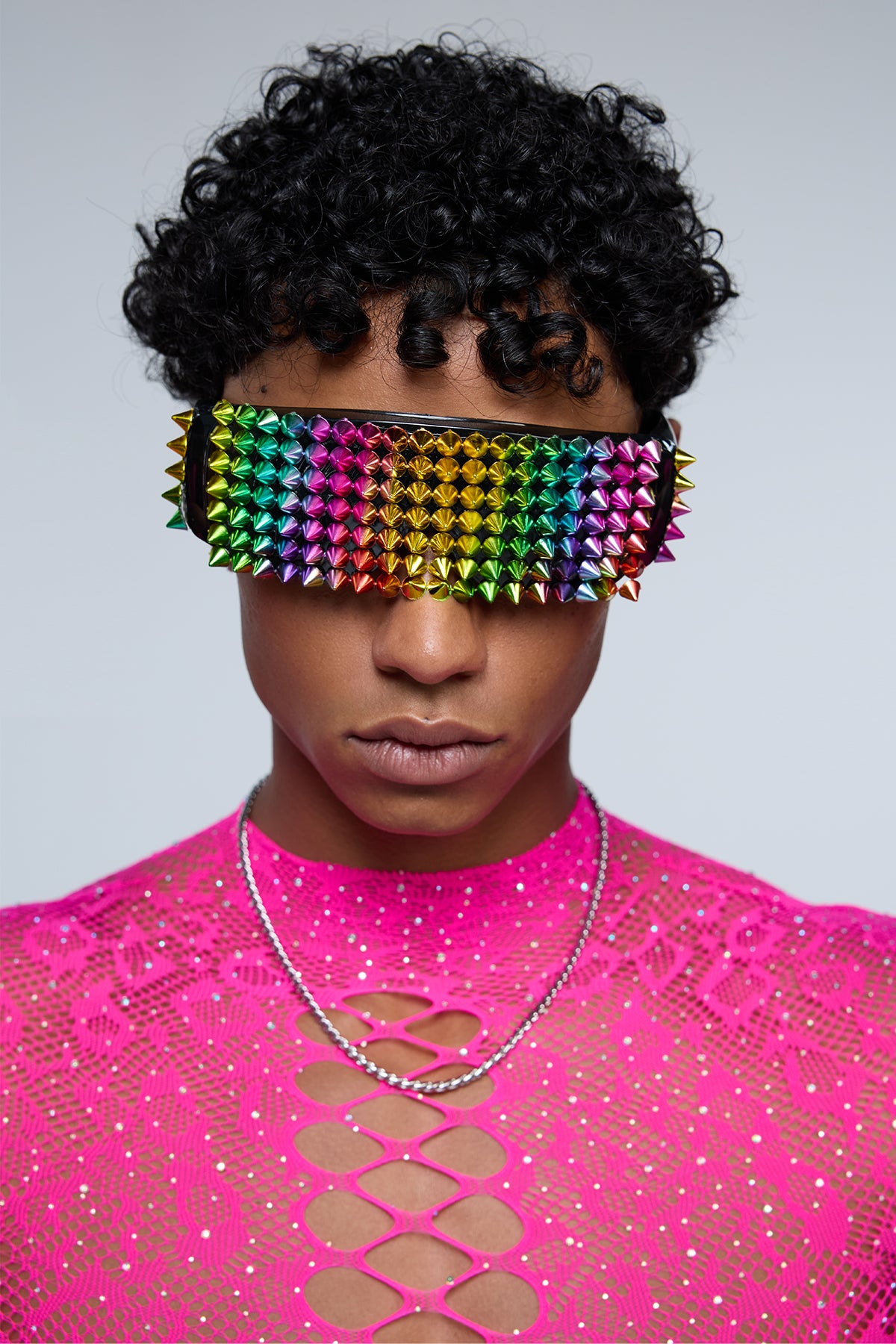 Hyper Glow Studded Sunglasses