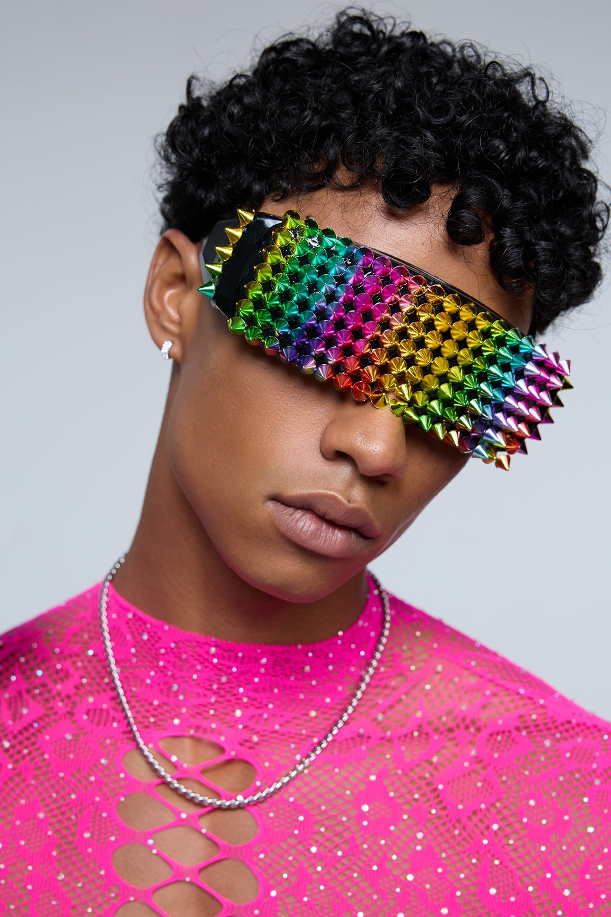 Hyper Glow Studded Sunglasses