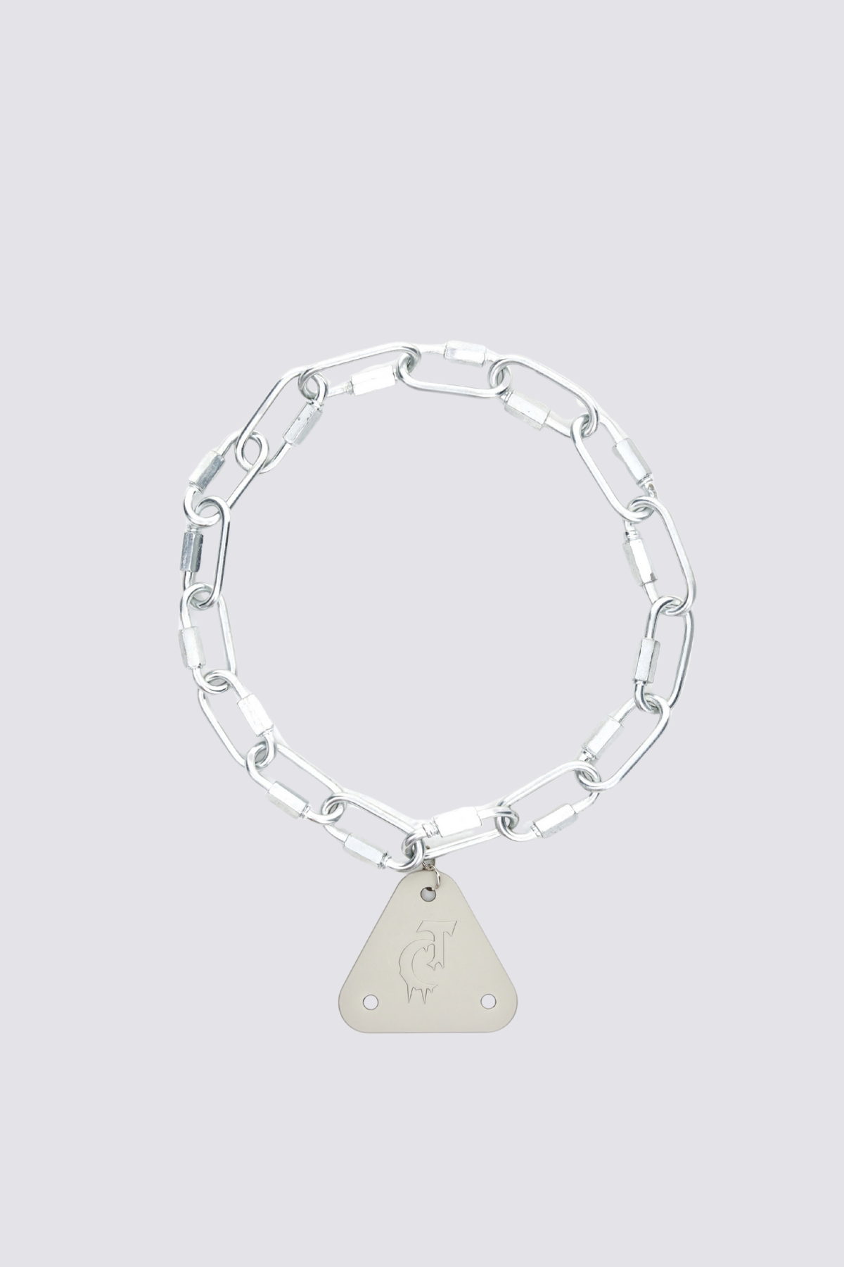 Industrial Luster Triangle Necklace