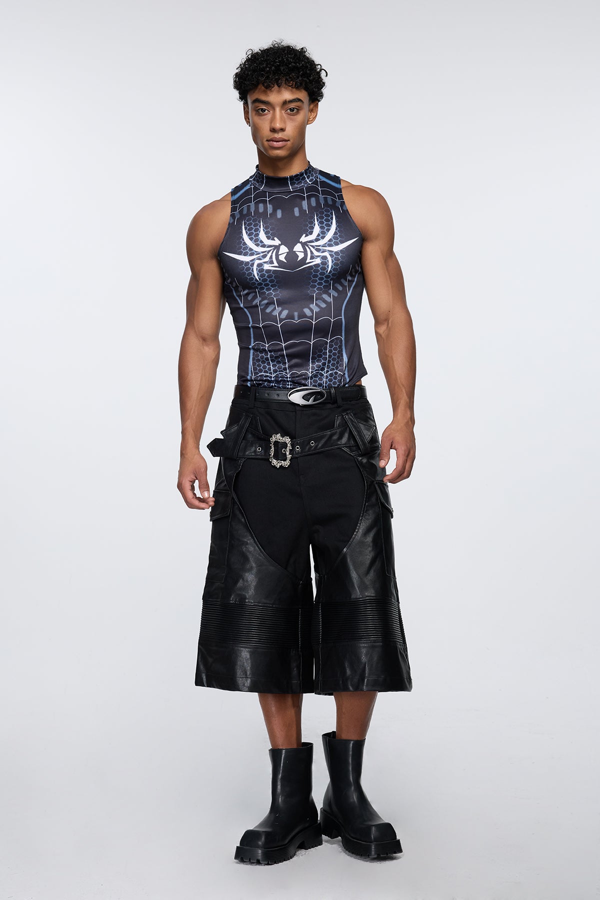 Industrial One Halterneck Print Bodysuit