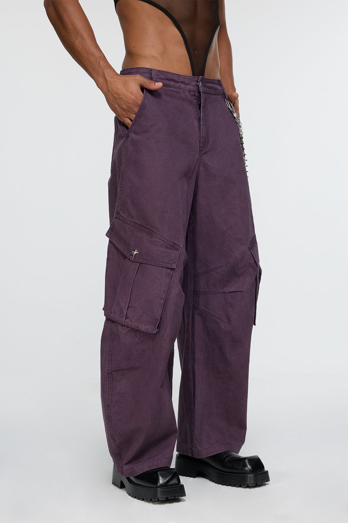 Industrial Warp Barrel Jeans