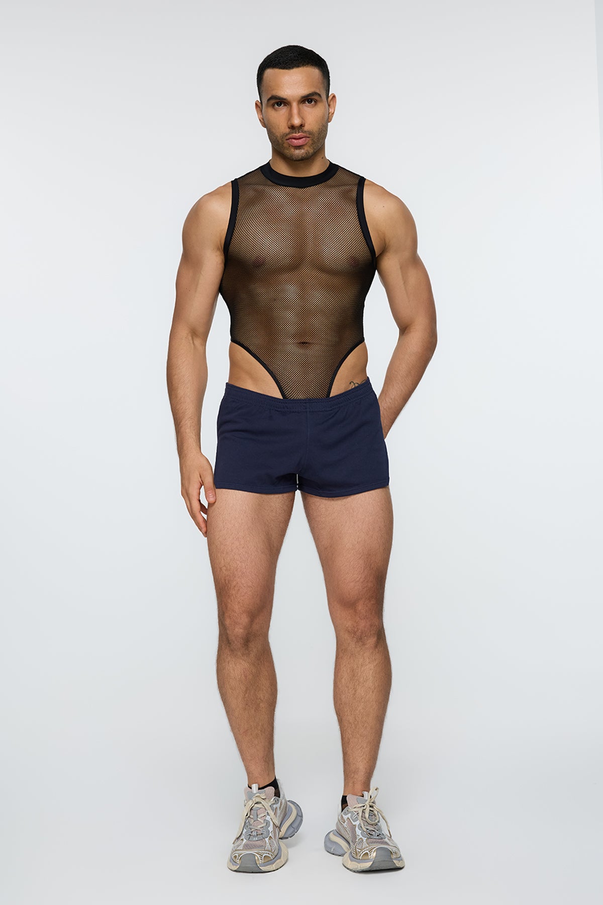 Integrated Figure Mesh Bodysuit
