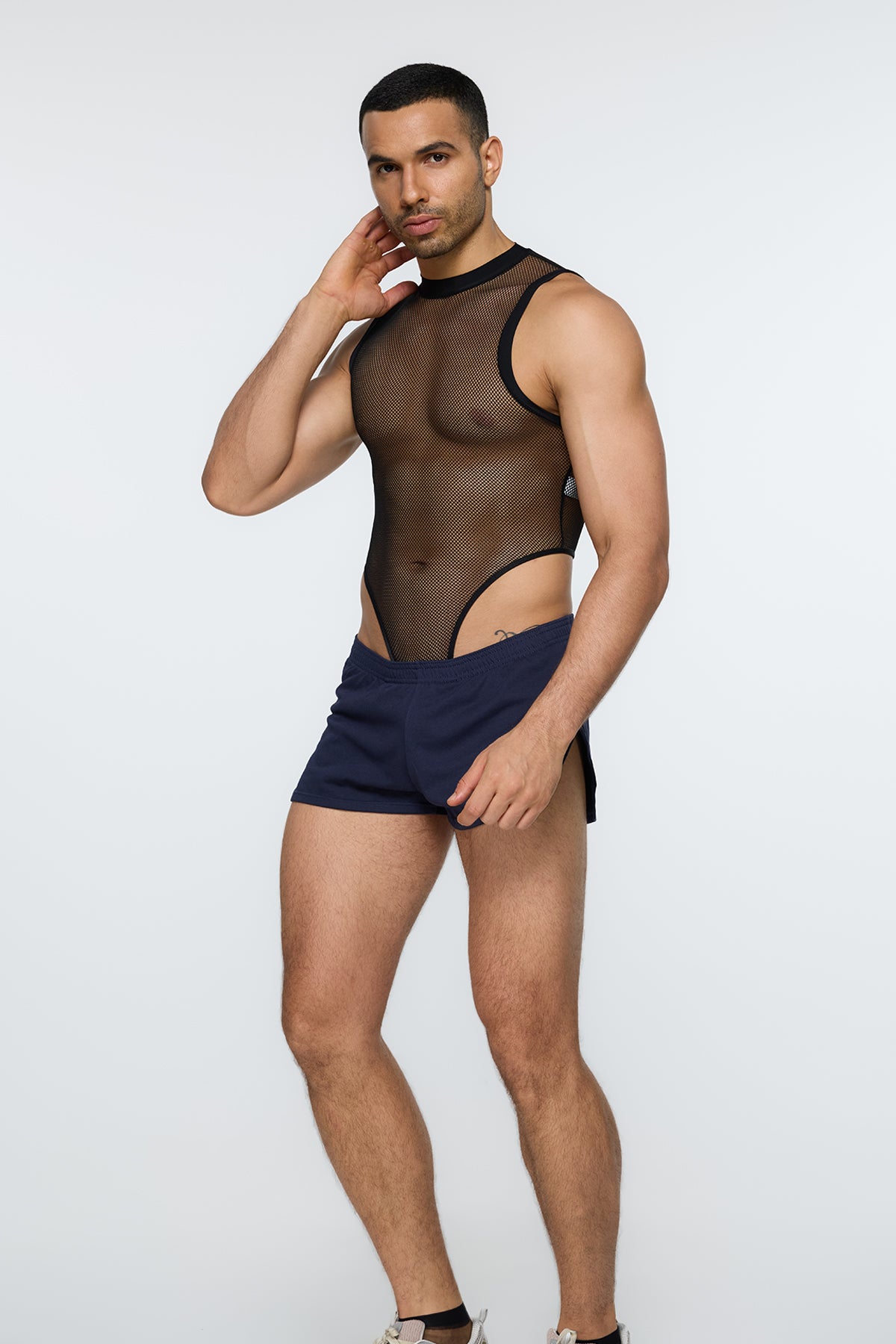 Integrated Figure Mesh Bodysuit
