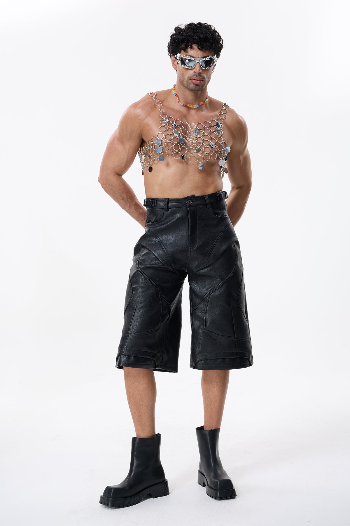 Iron Arc Metal Sequin Top