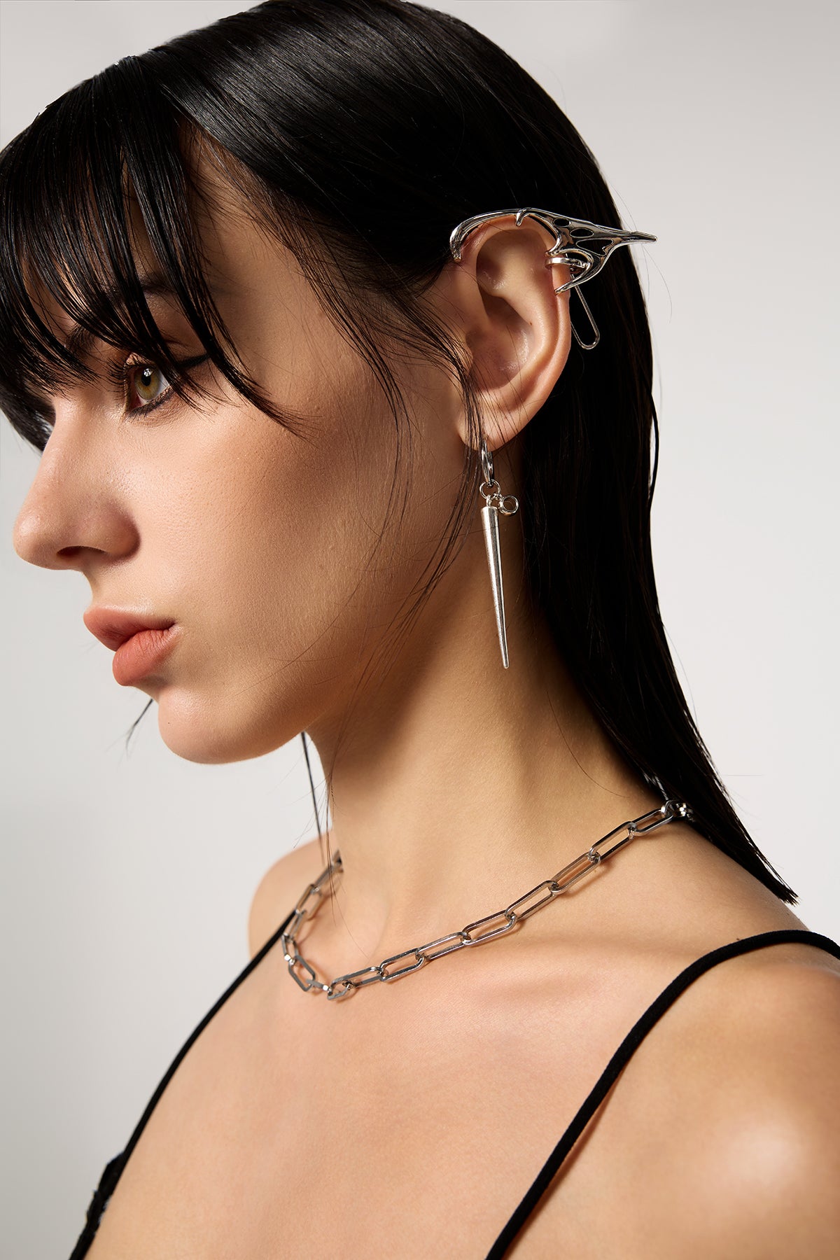 Iron Grip Metal Butterfly Ear Clip