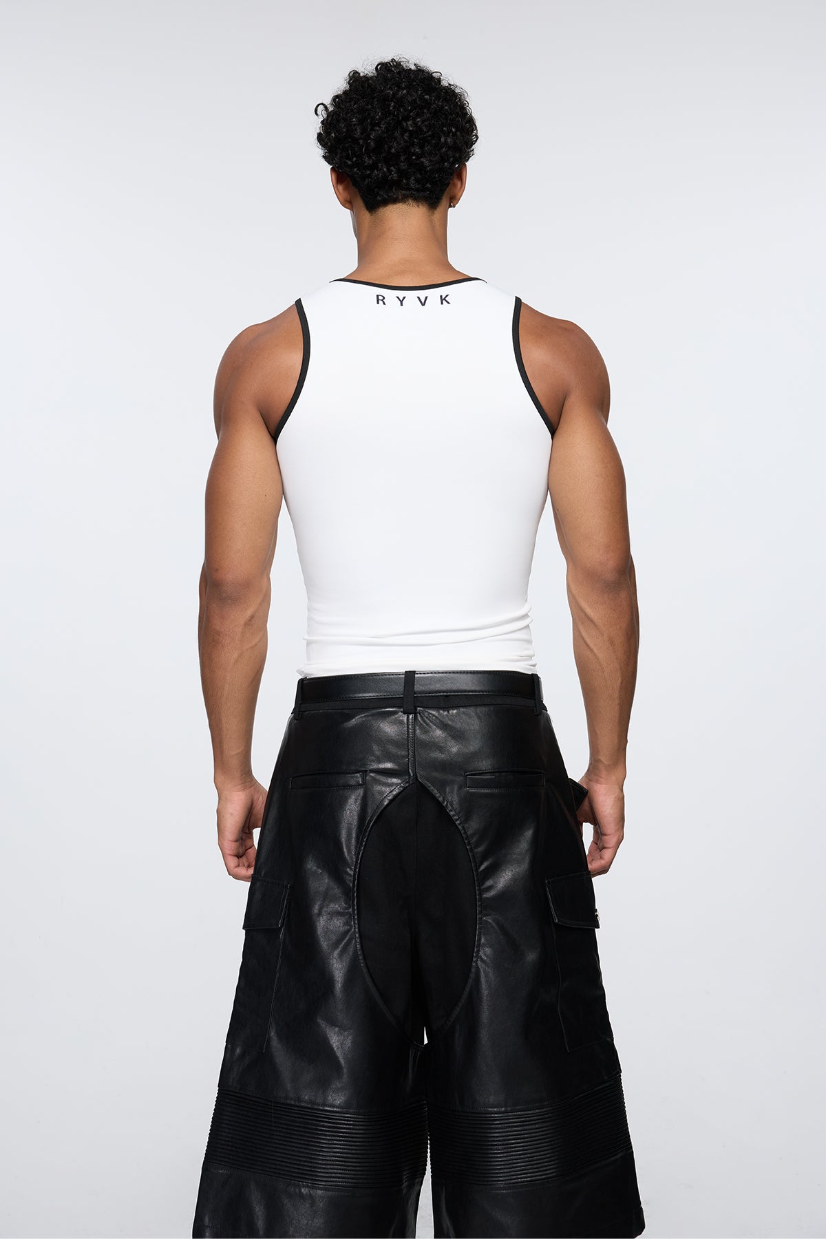 Iron Lattice Mesh Tank Top