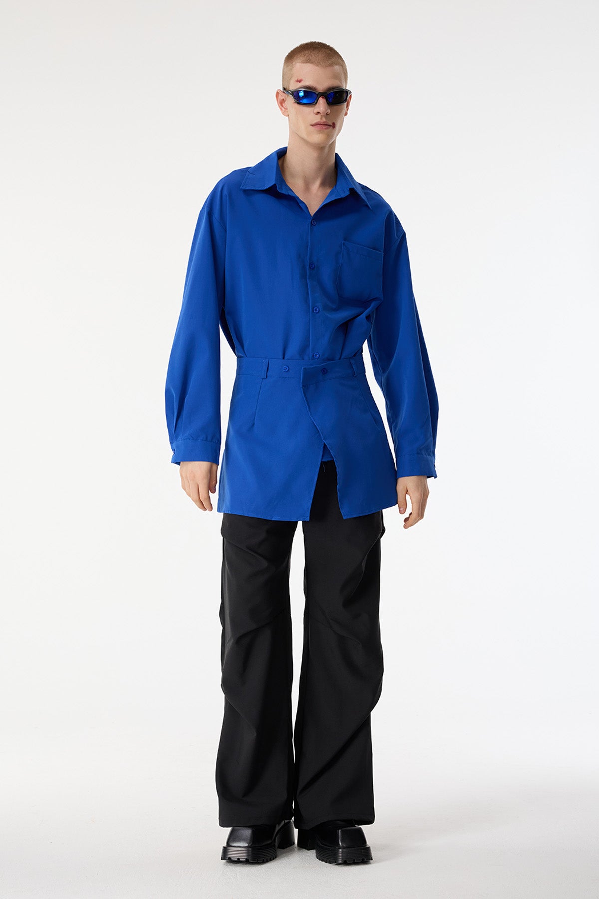 Iron Sheet Long Sleeve Jacket