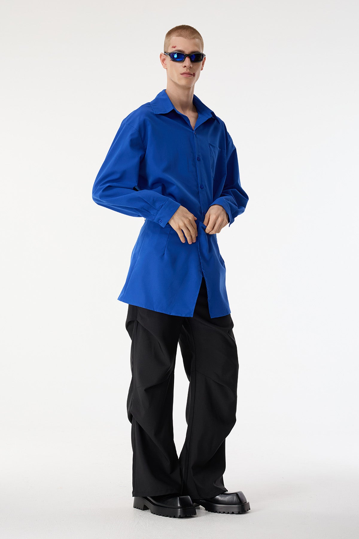 Iron Sheet Long Sleeve Jacket