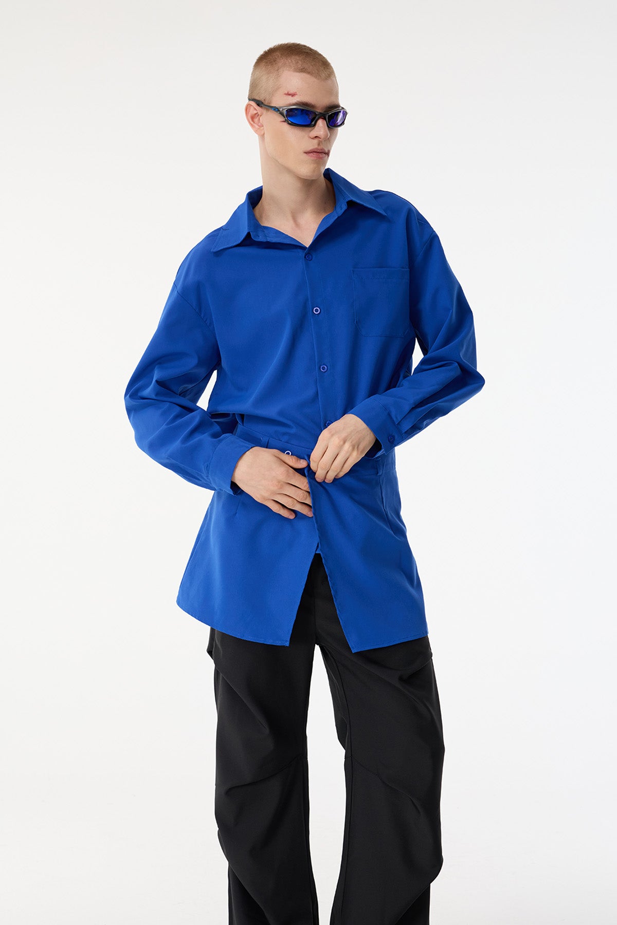 Iron Sheet Long Sleeve Jacket