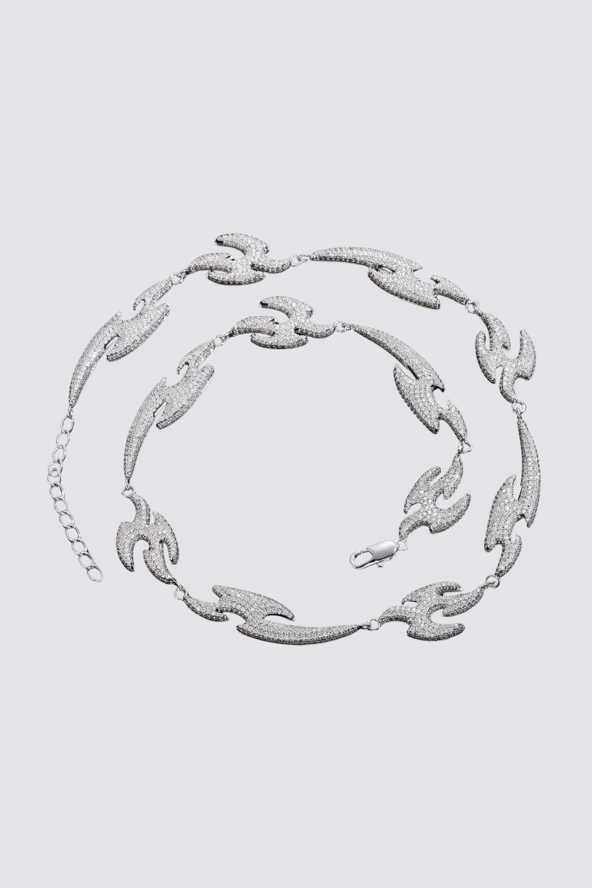 Iron Shine Diamond Swallow Necklace