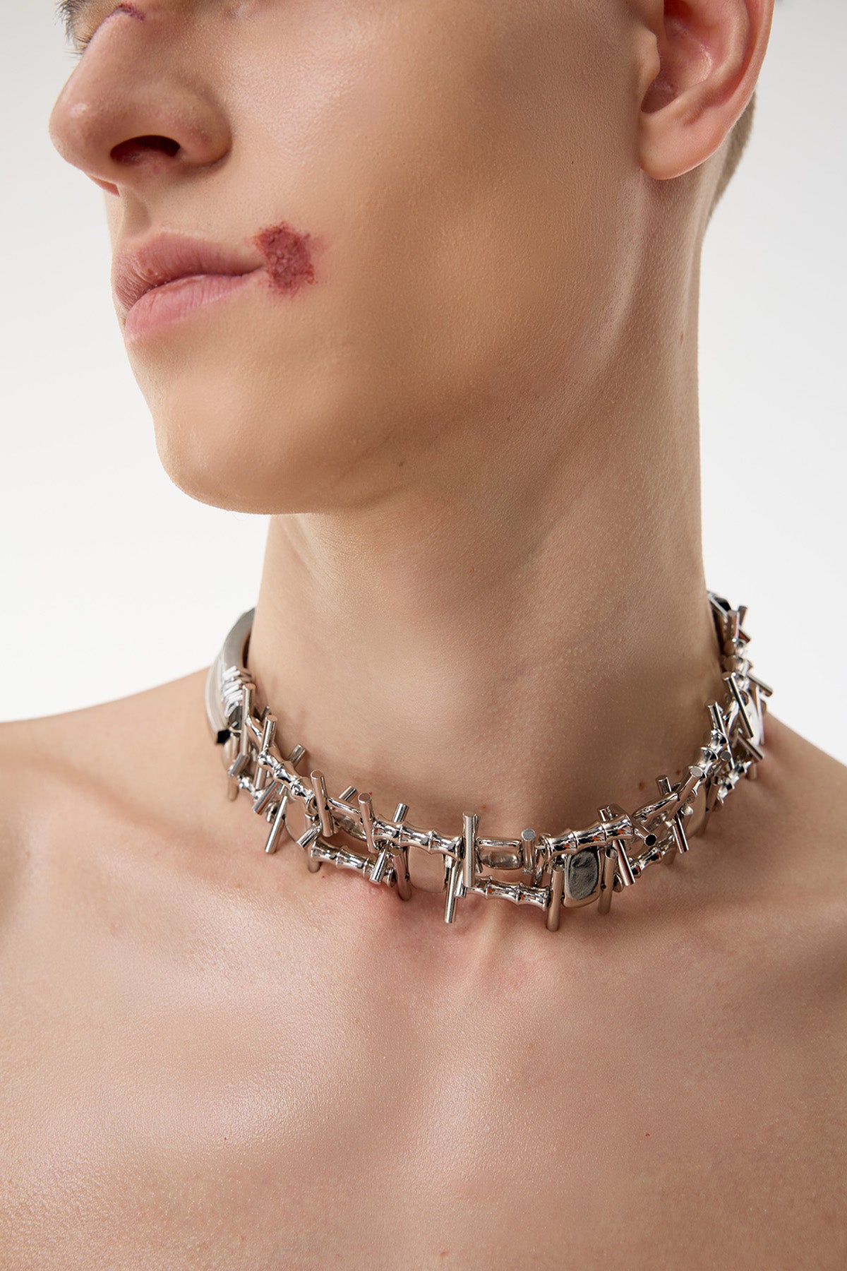 Iron Slash Punk Choker