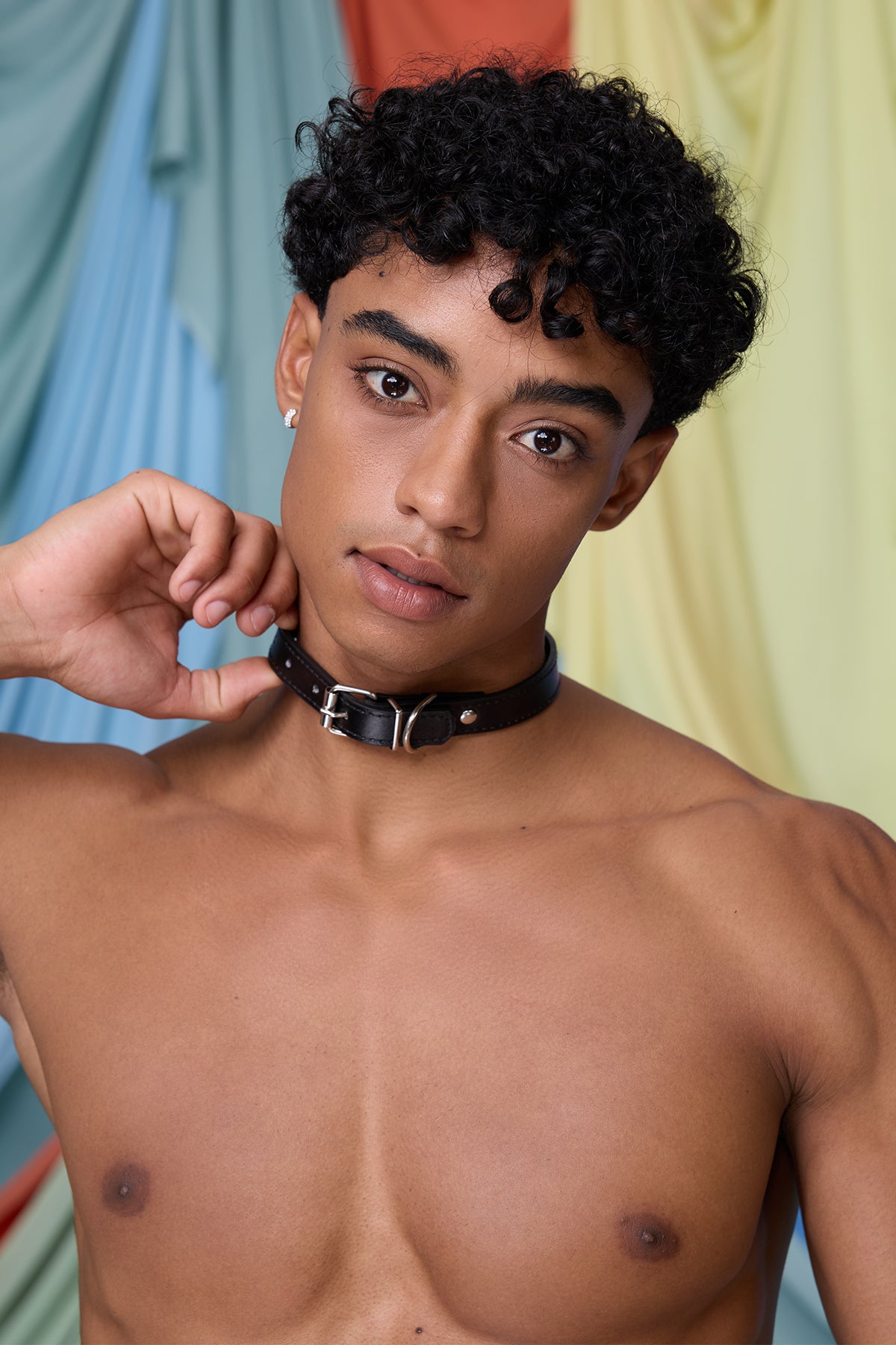 Iron Wrap Punk Choker White