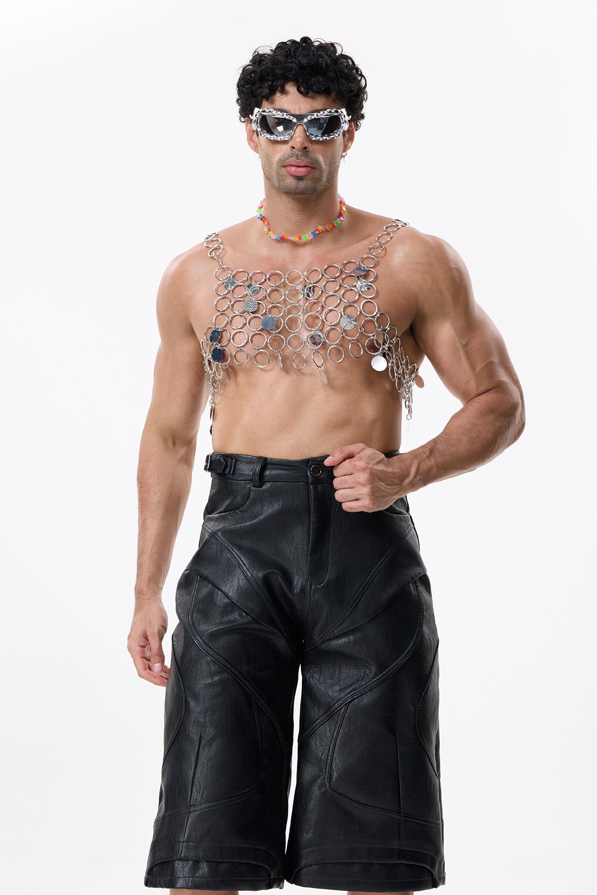 Iron Arc Metal Sequin Top