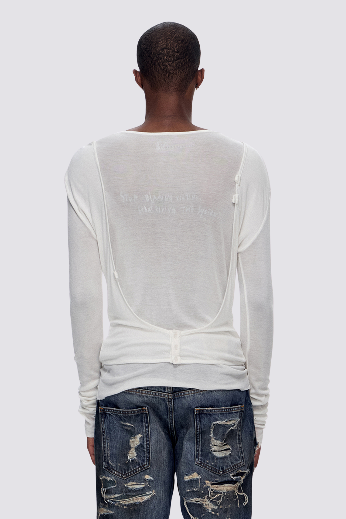 Jet Mesh Long Sleeve Top