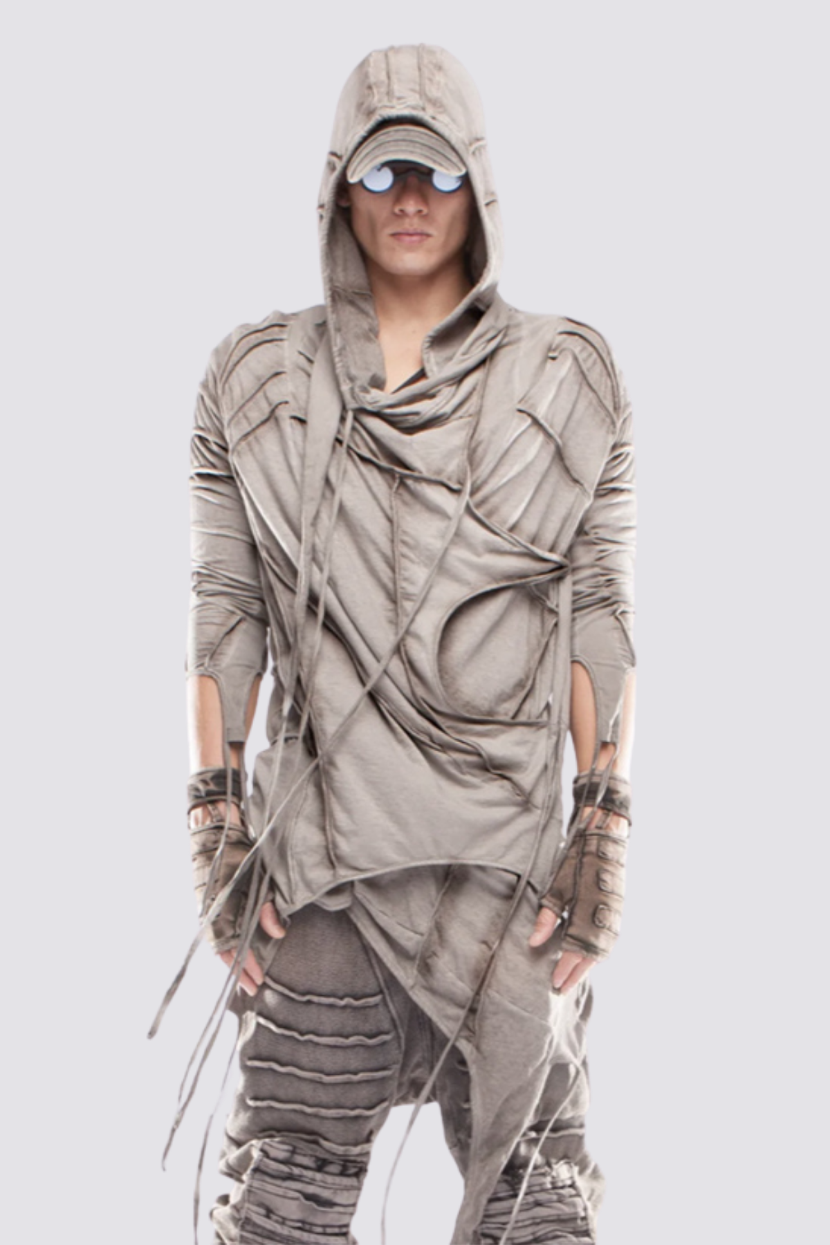 Jet Sheet capuchon top met lange mouwen