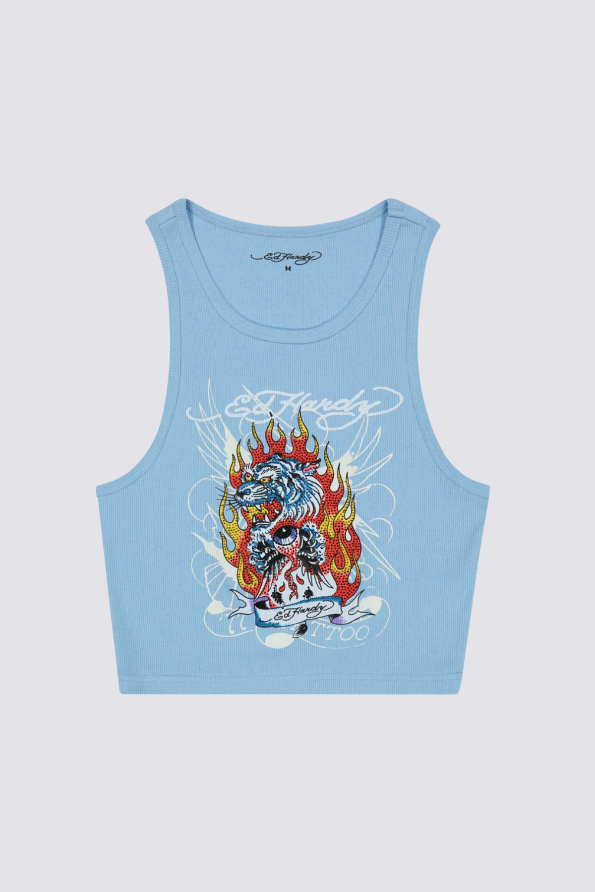 Kinetic Peak Print Crop Top