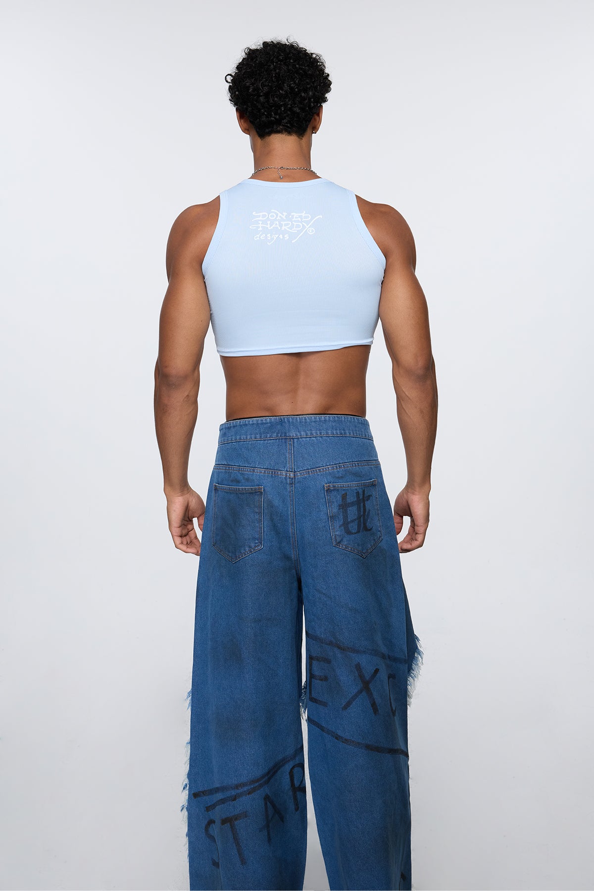 Kinetic Peak Print Crop Top