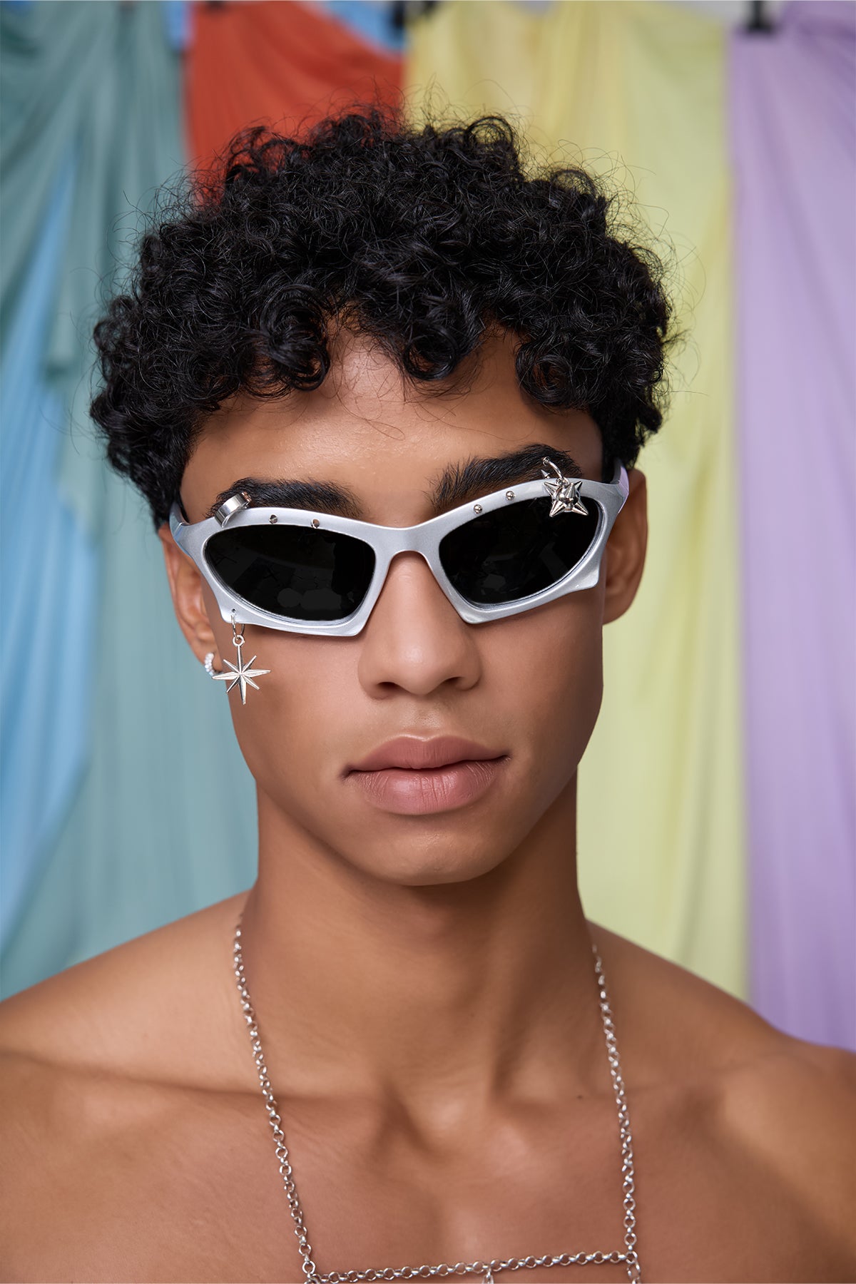 Kinetic Tint Studded Sunglasses