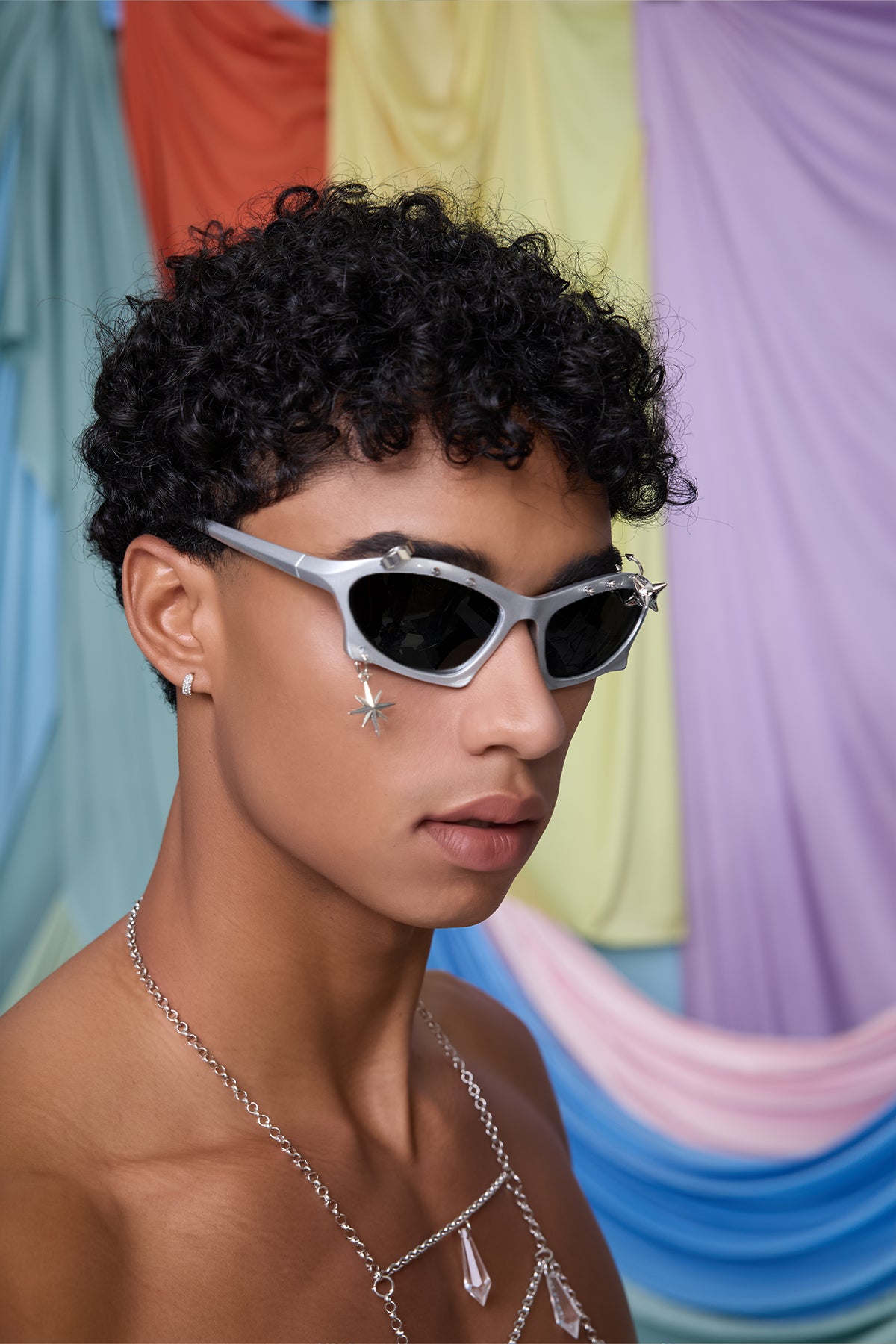 Kinetic Tint Studded Sunglasses