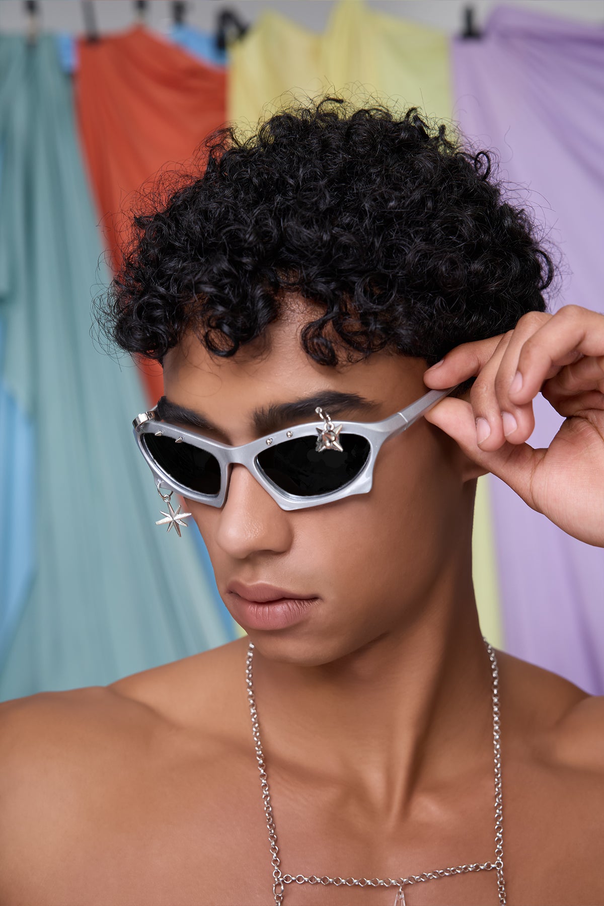 Kinetic Tint Studded Sunglasses