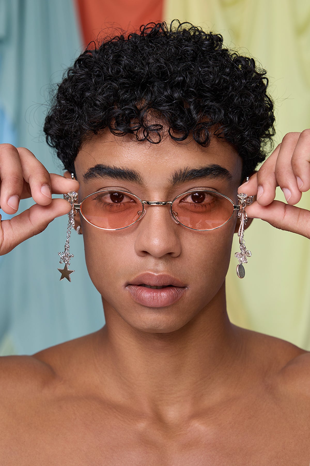 Kinetic Veil Chain Sunglasses