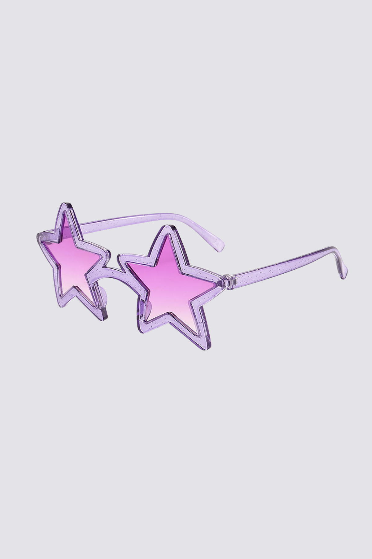 Laser Focus Star Sunglasses Purple