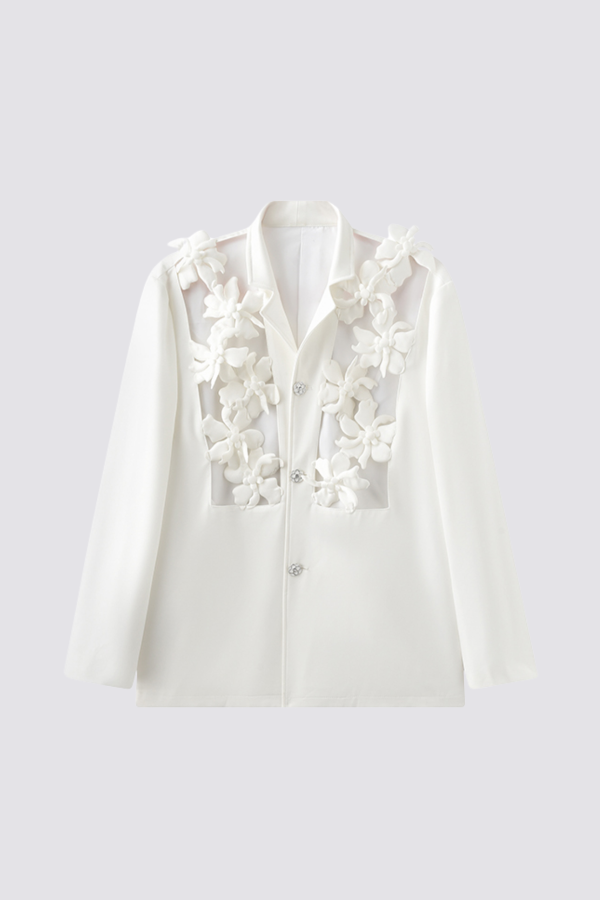 Lead Tone Cutout Jacket