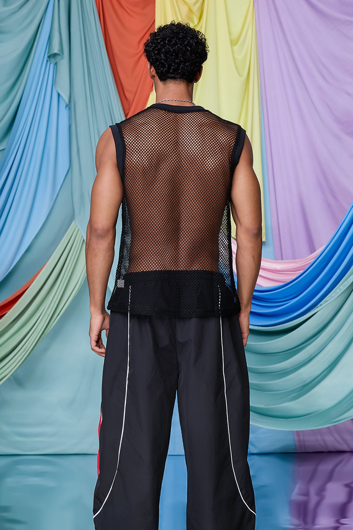 Light Interplay Cutout Sleeveless Top