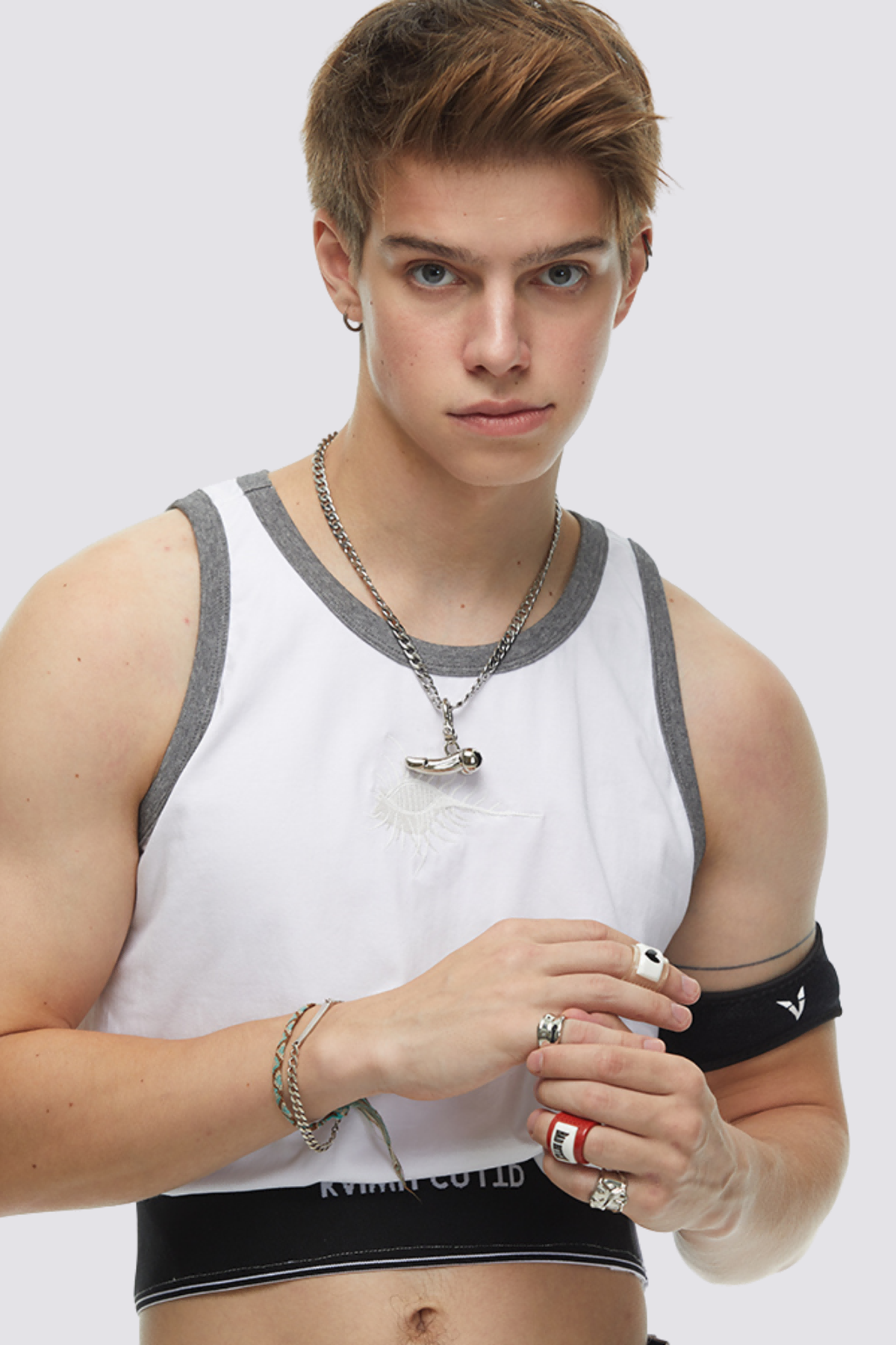 Light Whisper Embroidery Sleeveless Top