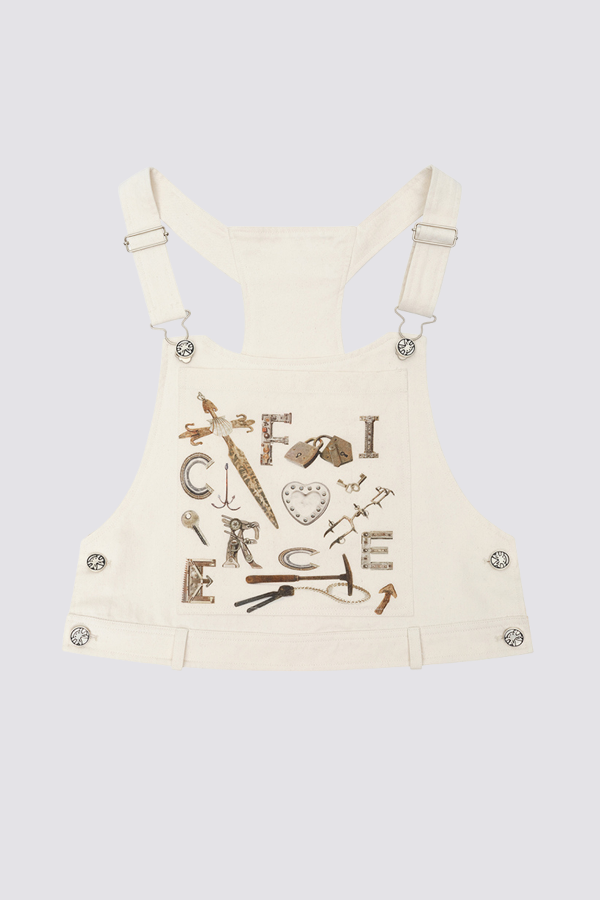 Linear Field Print Vest