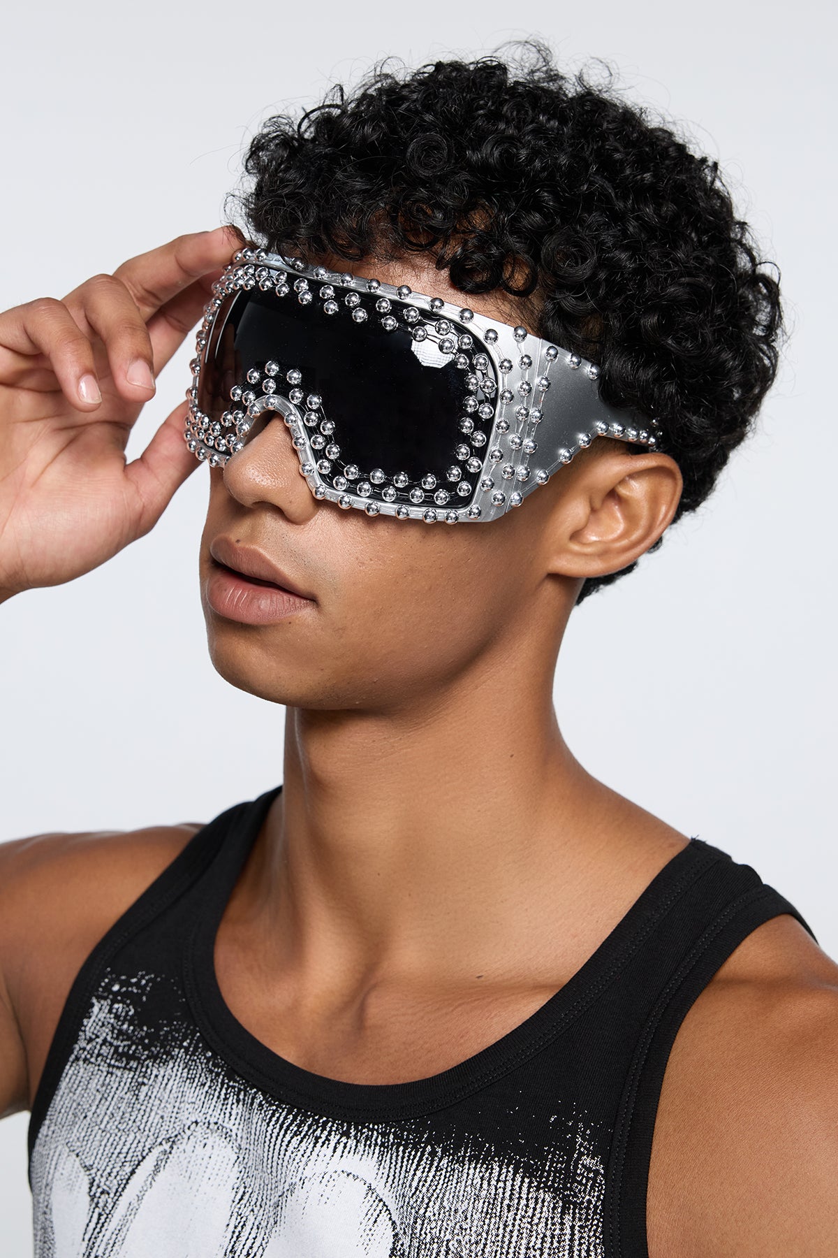 Liquid Tint Studded Sunglasses