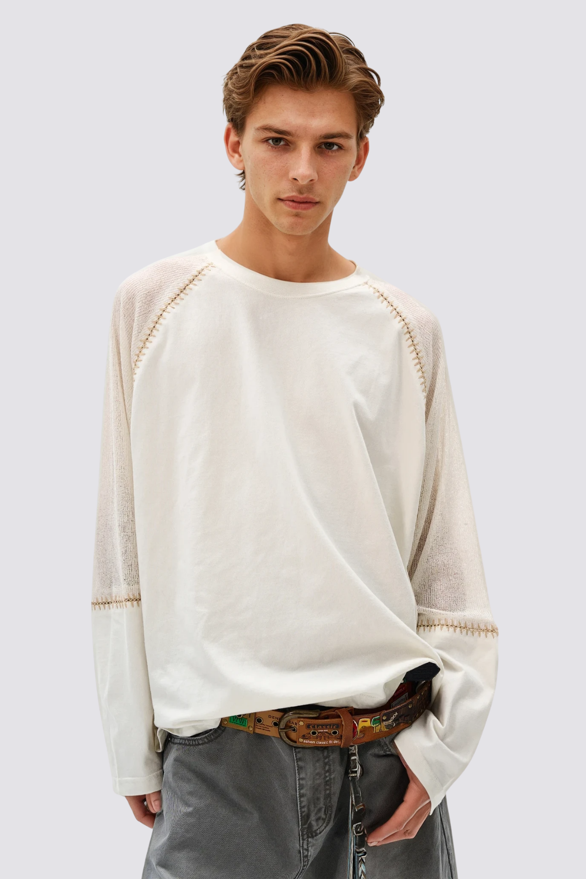 Loop Pulse Long Sleeve Knit Top