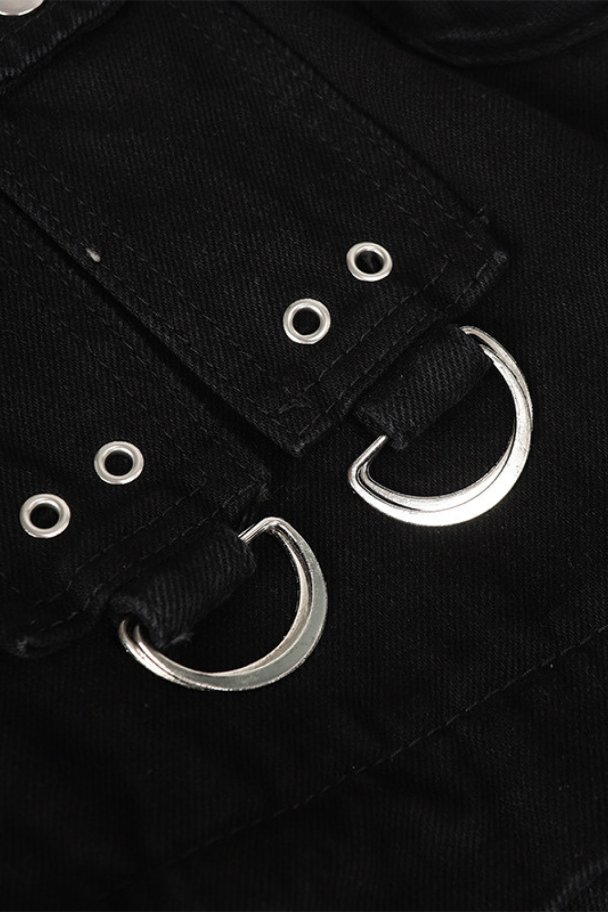 Loose Frame Detachable Wide Leg Jeans