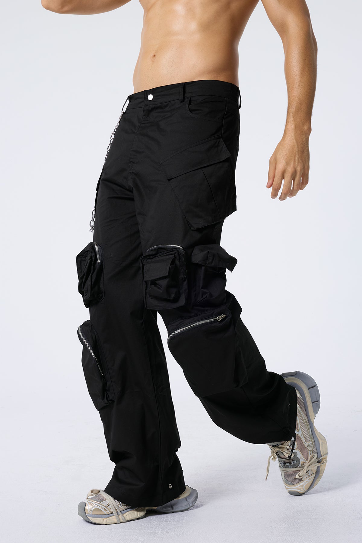 Loose Motion Wide Leg Pants