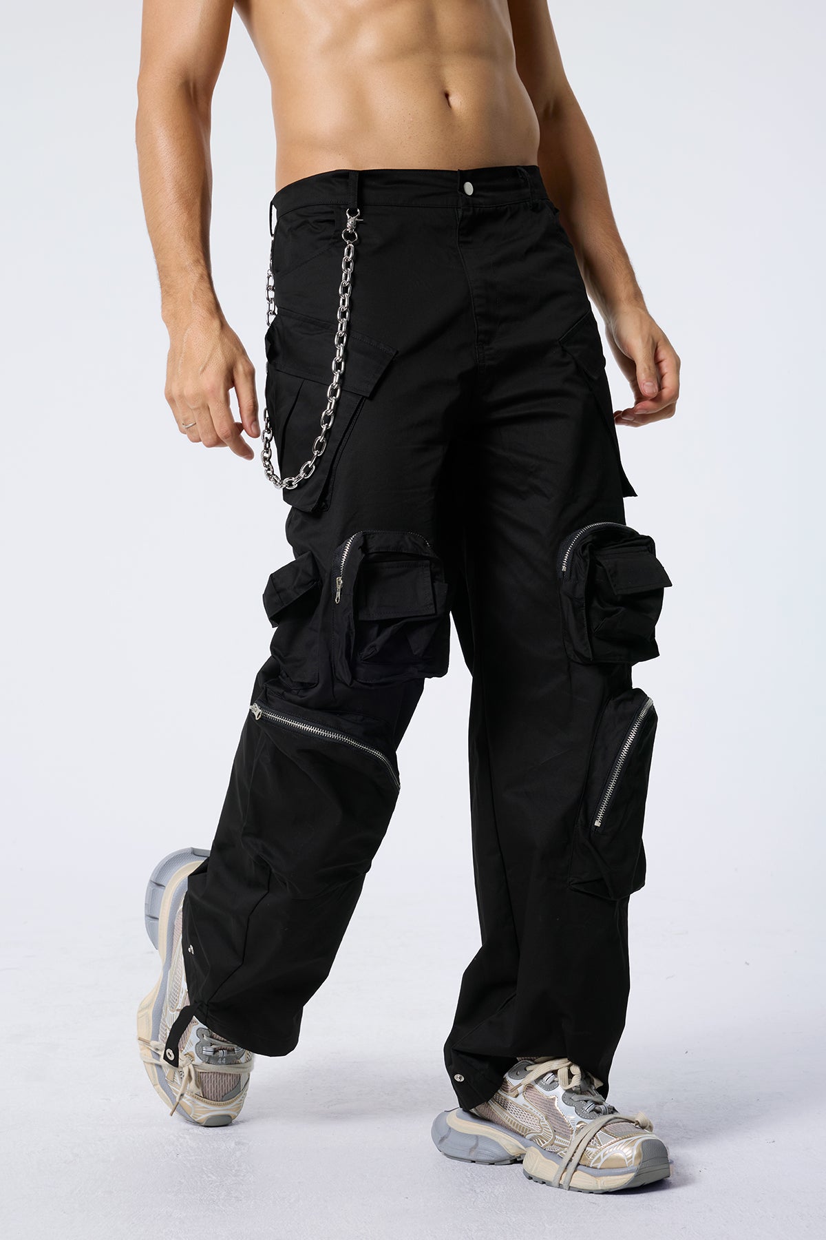 Loose Motion Wide Leg Pants