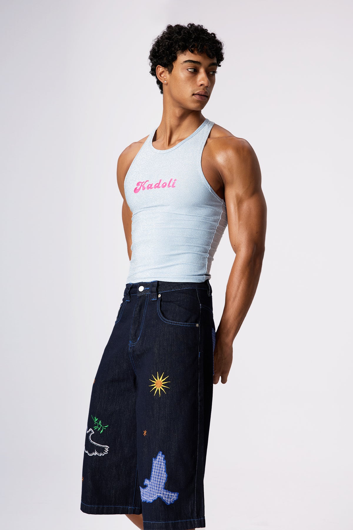 Luxe Glow Glitter Sleeveless Top