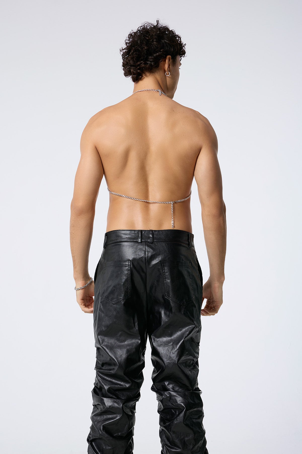 Metal Flash Chest Chain